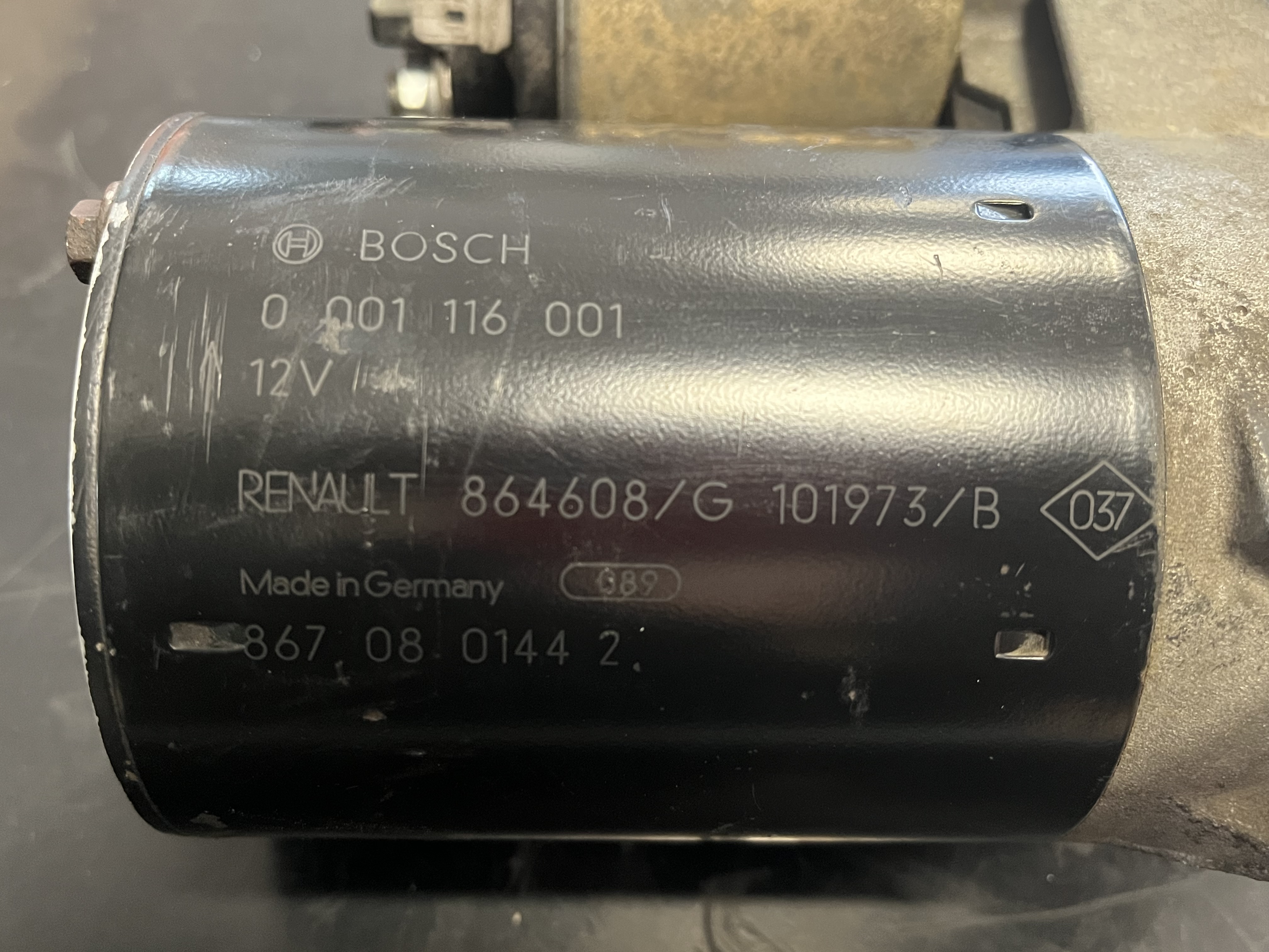 Démarreur Renault Clio 1 864608/G 101973/B