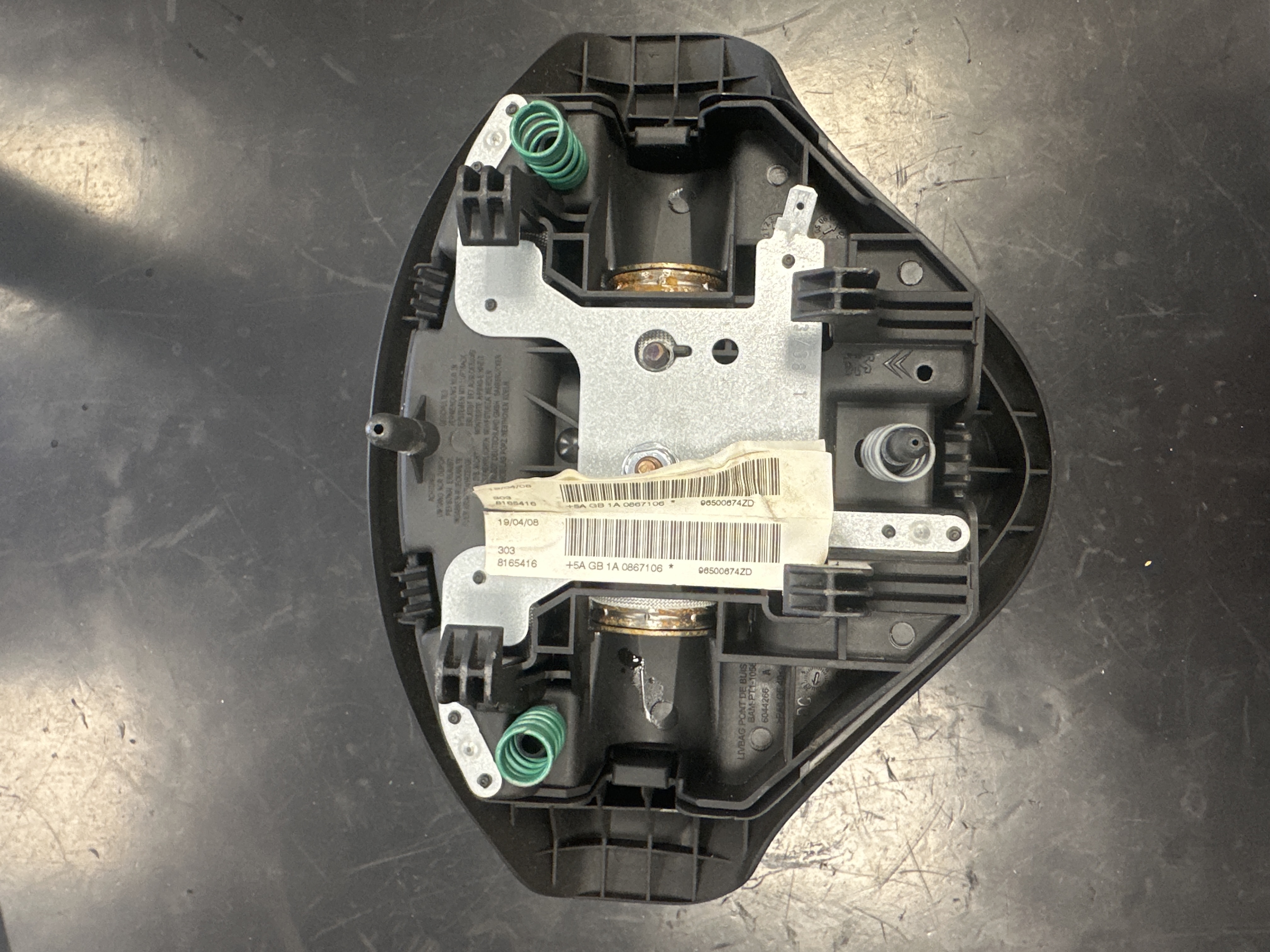 Airbag Volant Peugeot 207 96500674ZD