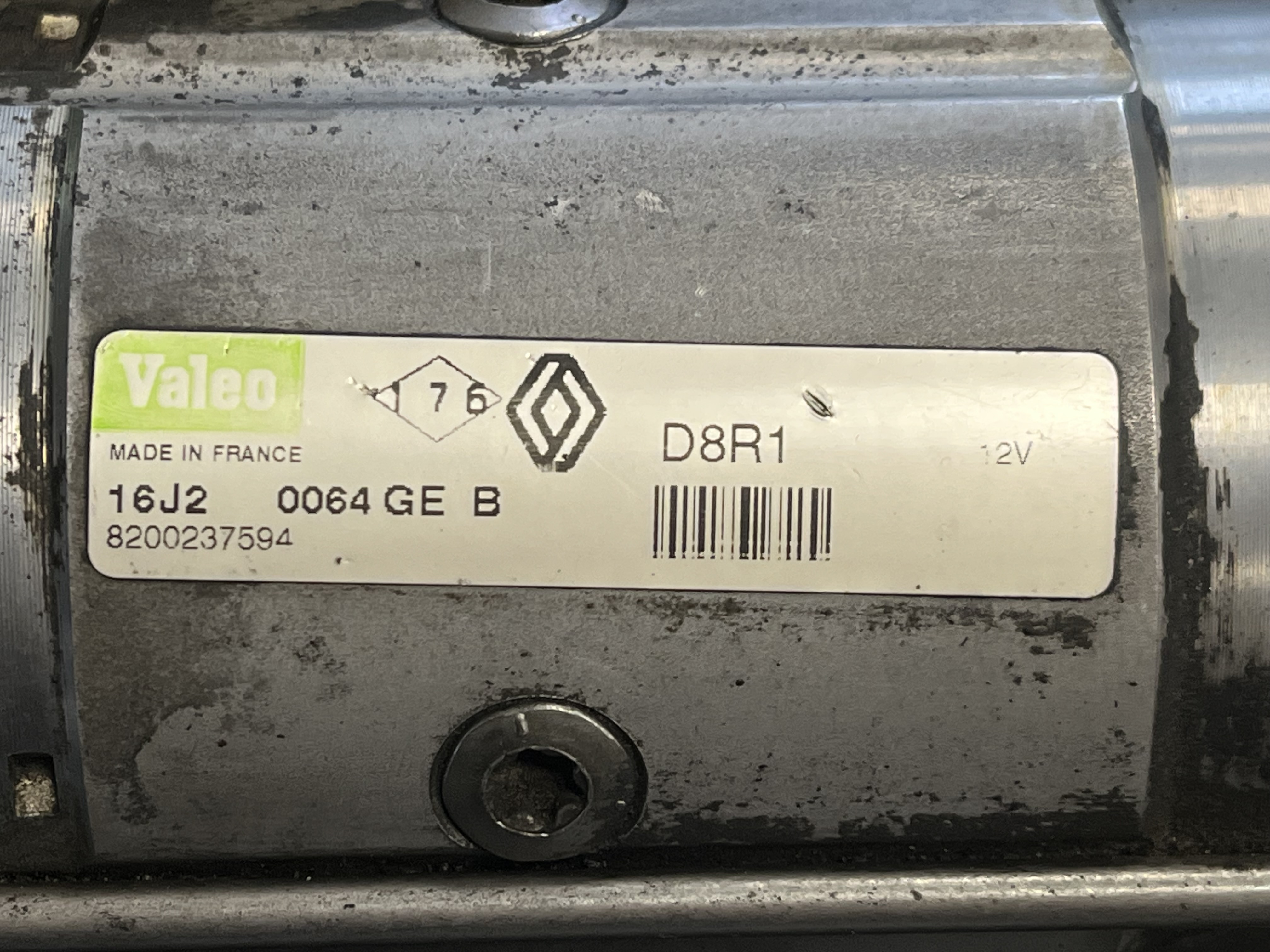 Démarreur Renault Laguna II 8200237594 