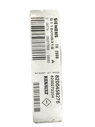 Calculateur Renault Megane 2 8200458276 -  SIEMENS S118058316  
