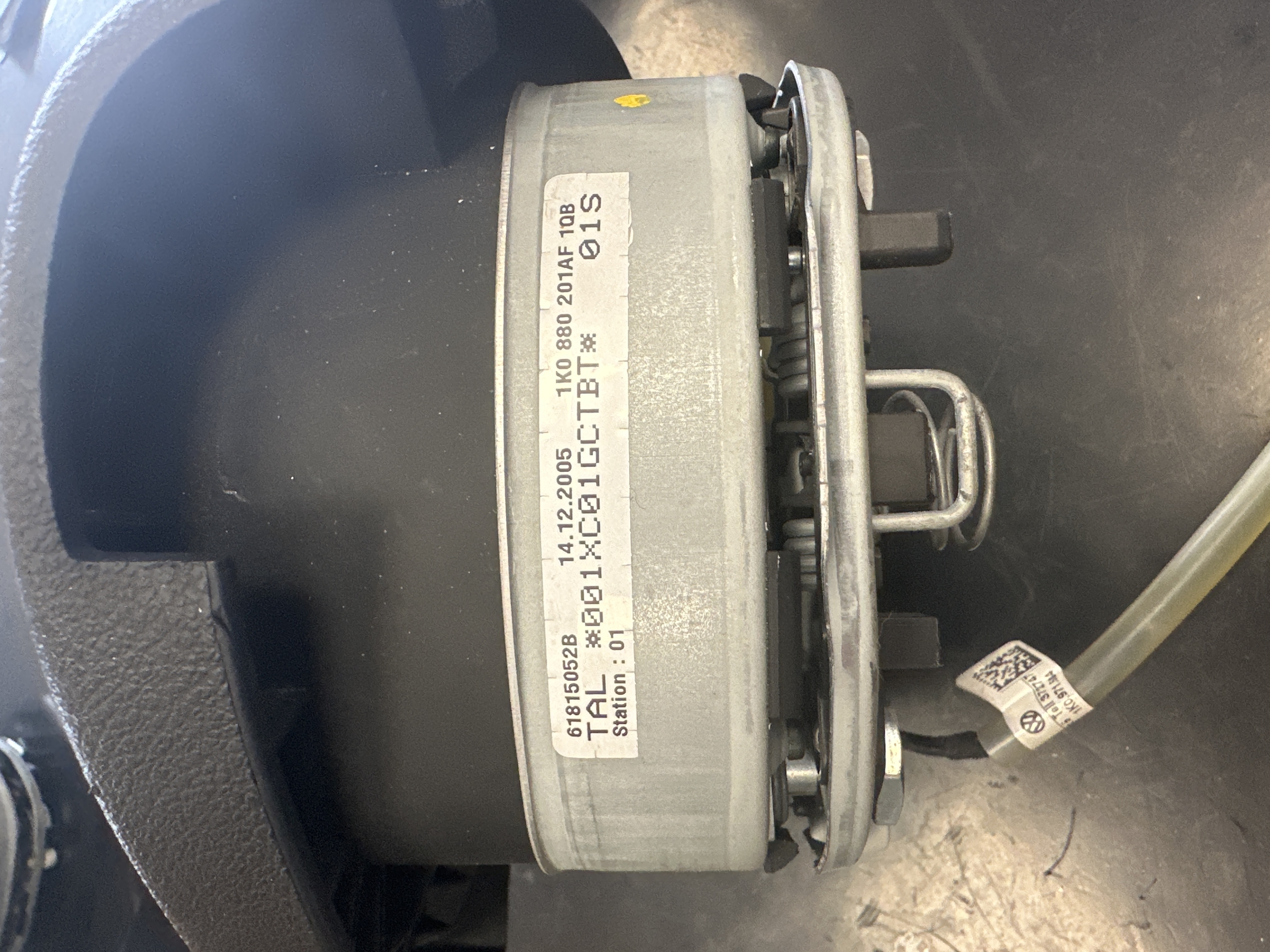 Airbag Volkswagen golf 5 1K0880201AF1QB