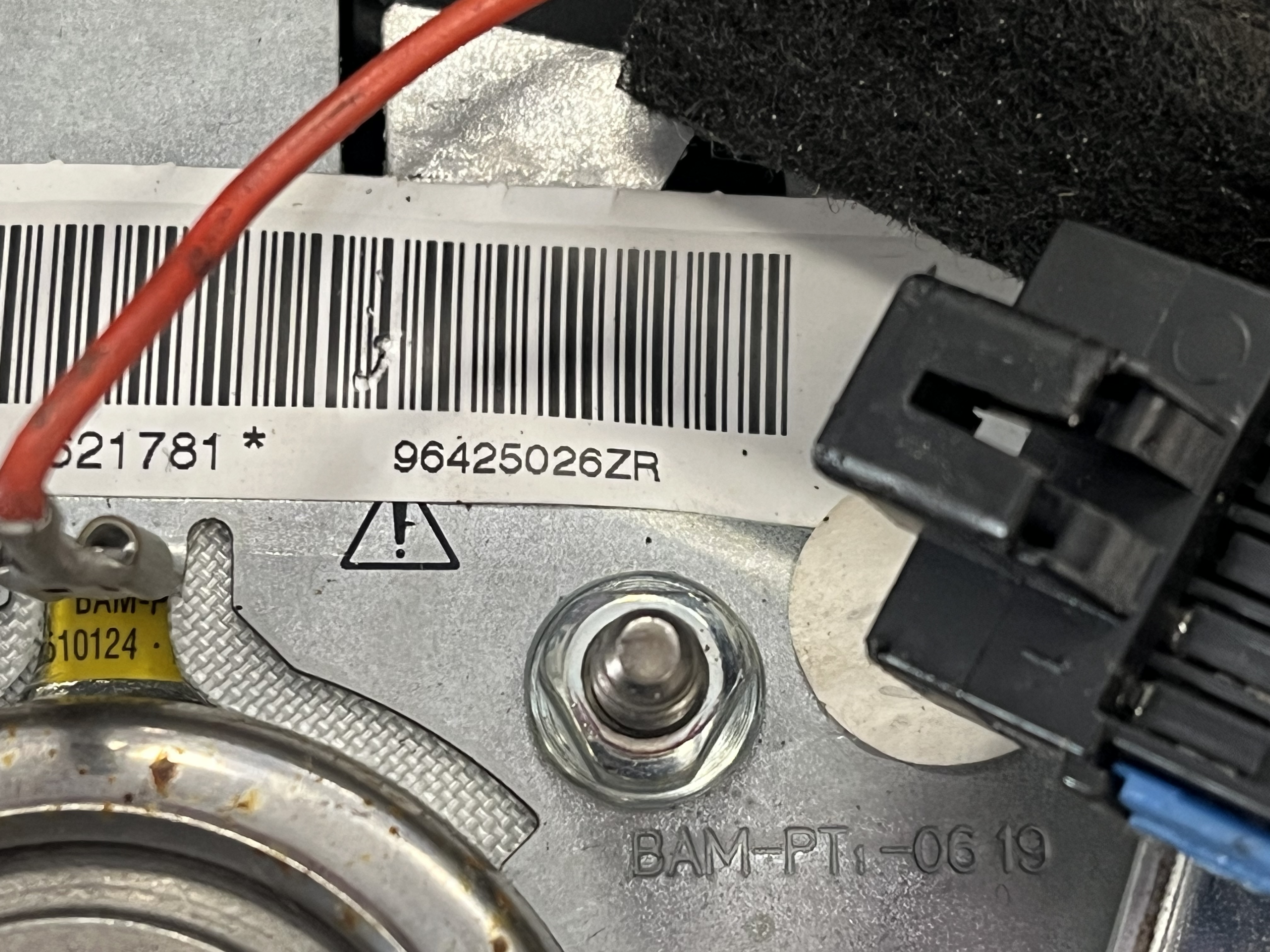 Airbag Peugeot 206 96425026ZR