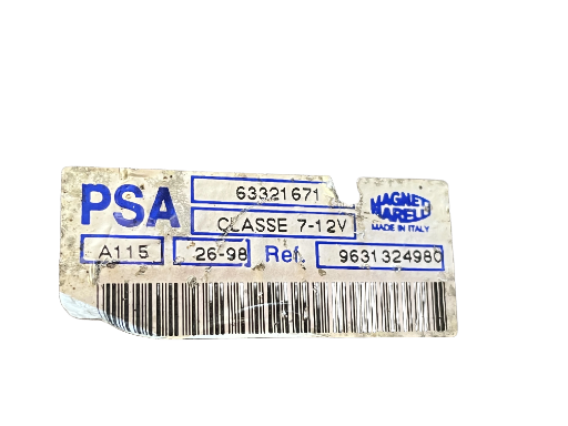 Alternateur PSA Peugeot 306 9631324980