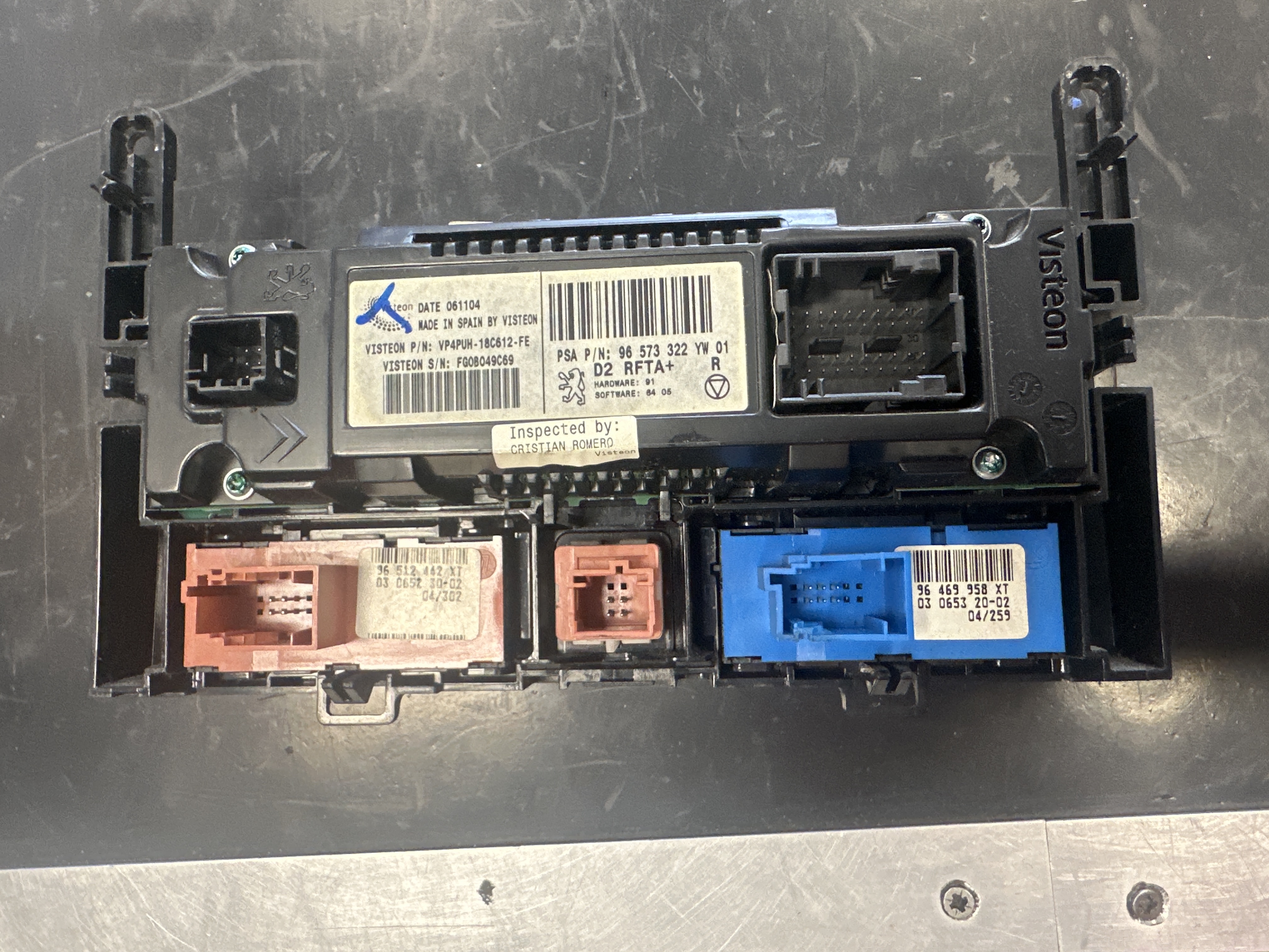 96573322 COMMANDE DE CHAUFFAGE PSA 407