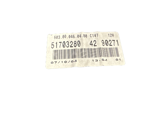 Compteur kilométrique Fiat punto 51703280