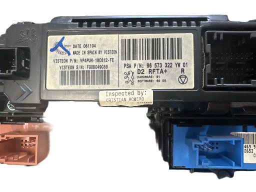 Commande de chauffage PSA 407 96573322 