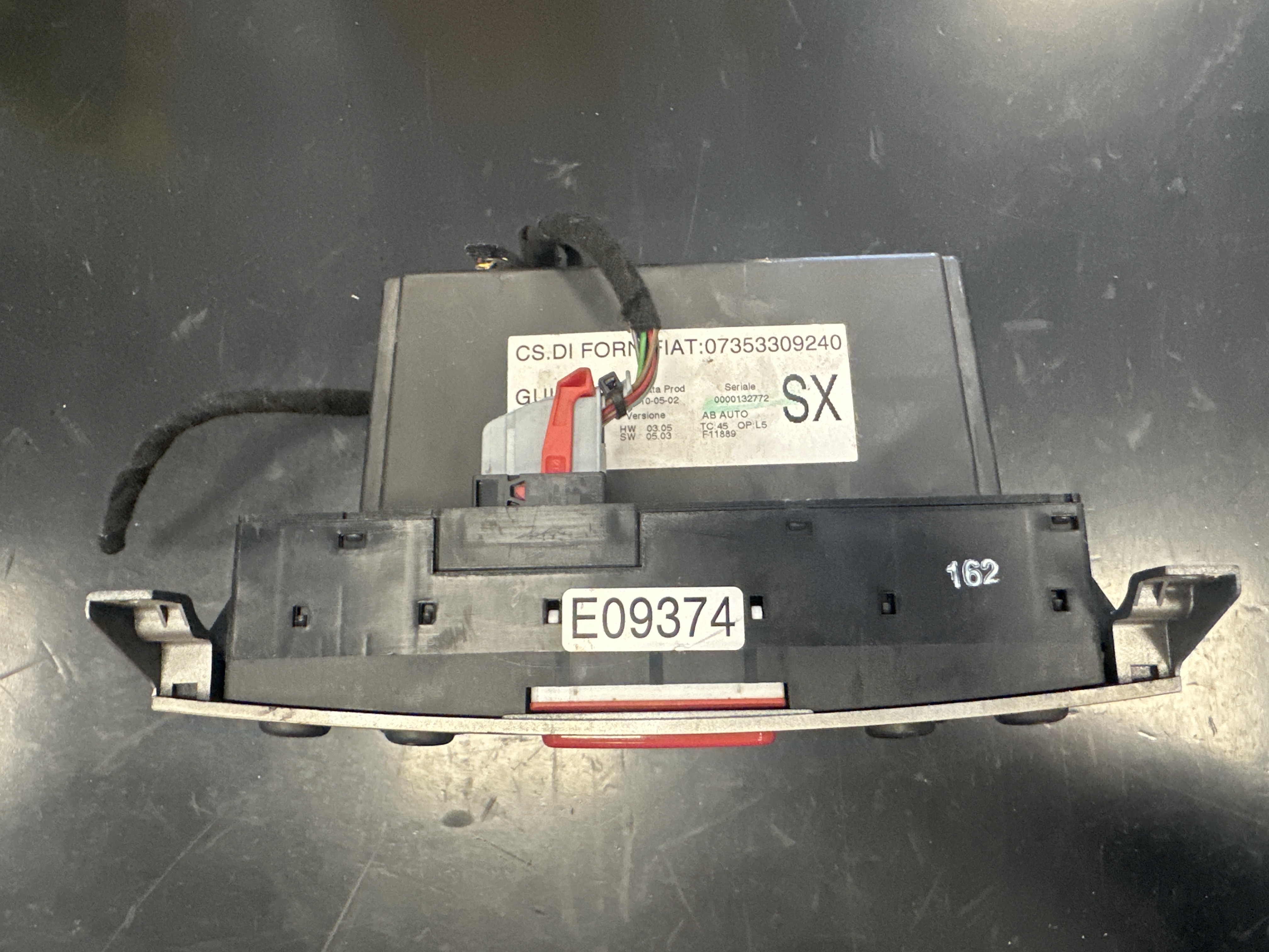 07353309240 COMMANDE CHAUFFAGE - CLIM ALFA 147