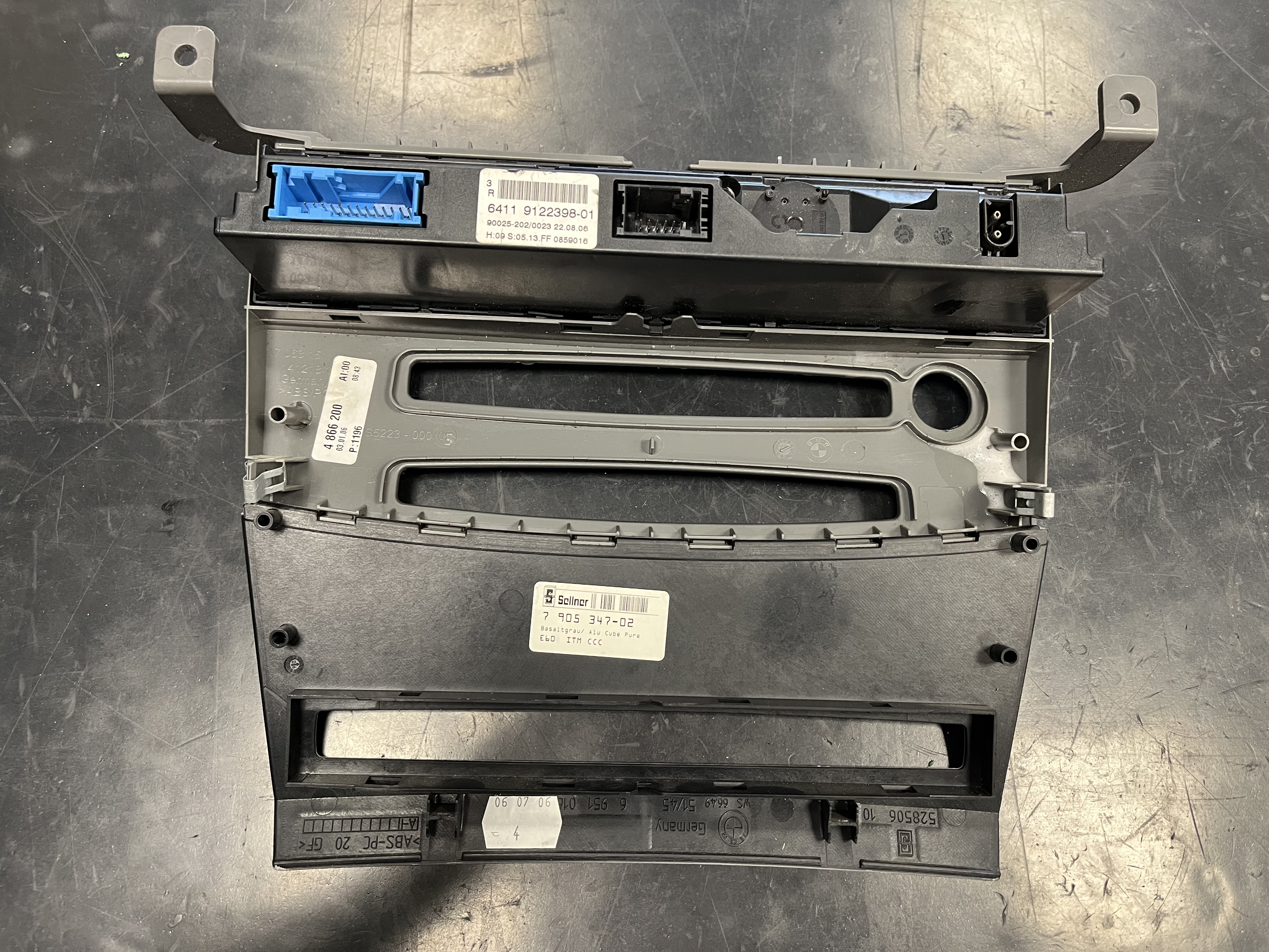 Commande climatisation BMW E60 9122398-01