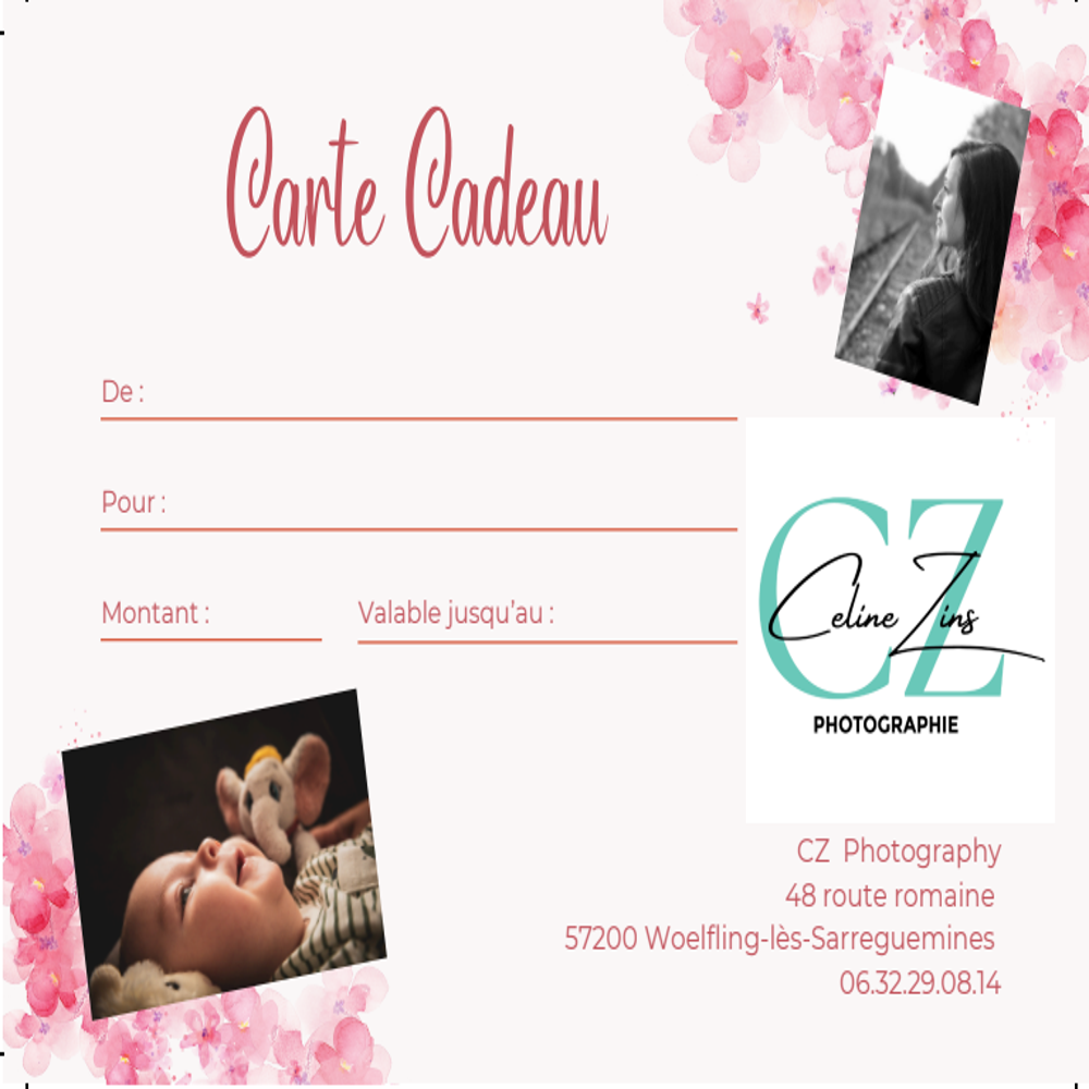 Bon Cadeau CZ Photographie