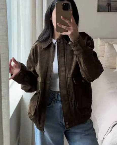 Brown Suede Jacket