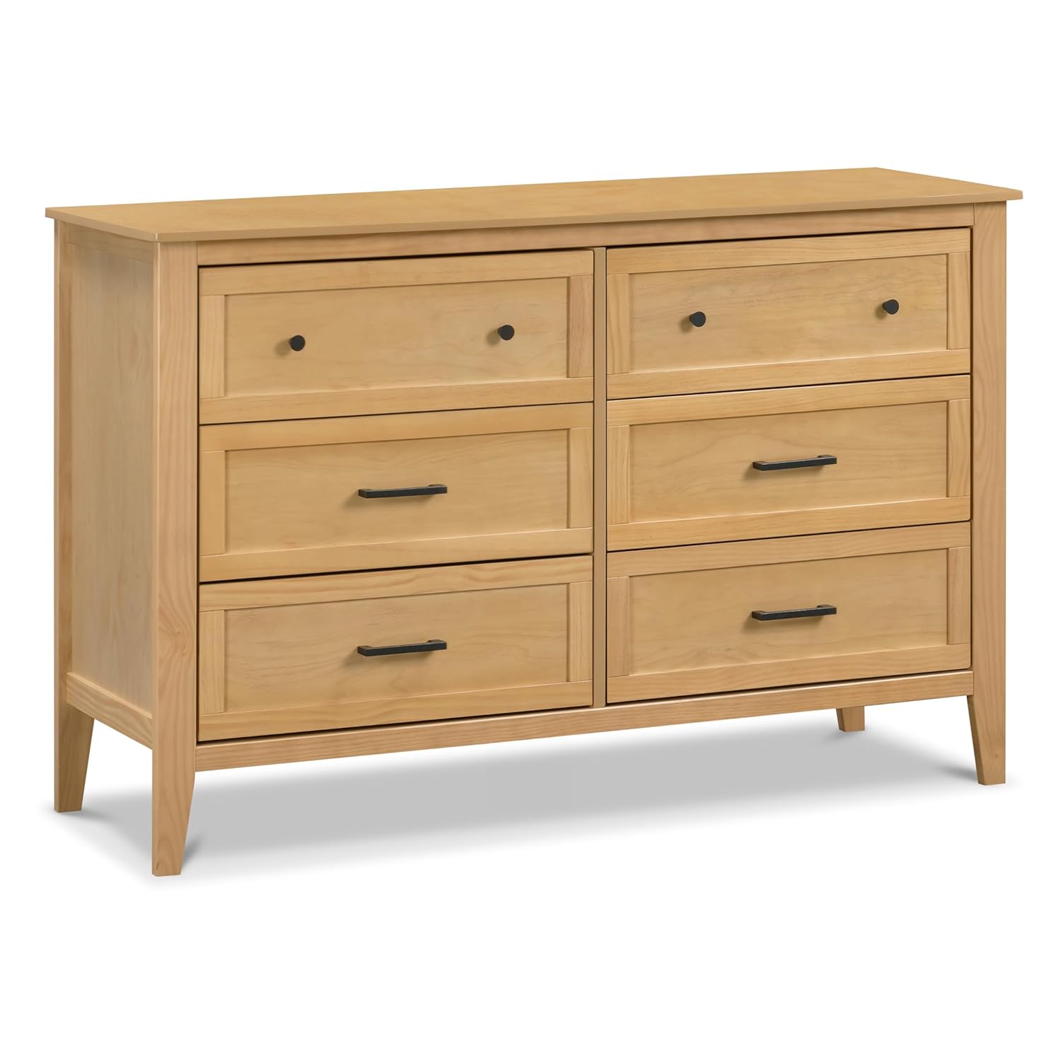 Beau 6-Drawer Dresser in Honey, GREENGUARD Gold Certified, Easy Assembly