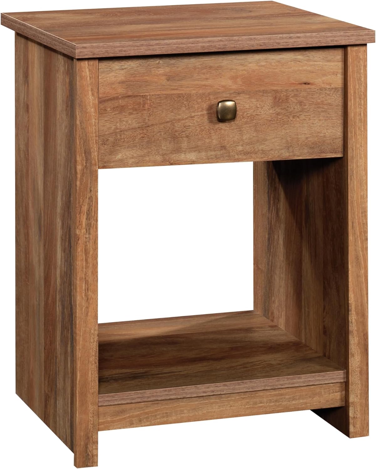 River Ranch Night Stand with Drawer, Farmhouse Nightstand, Sindoori Mango Finish