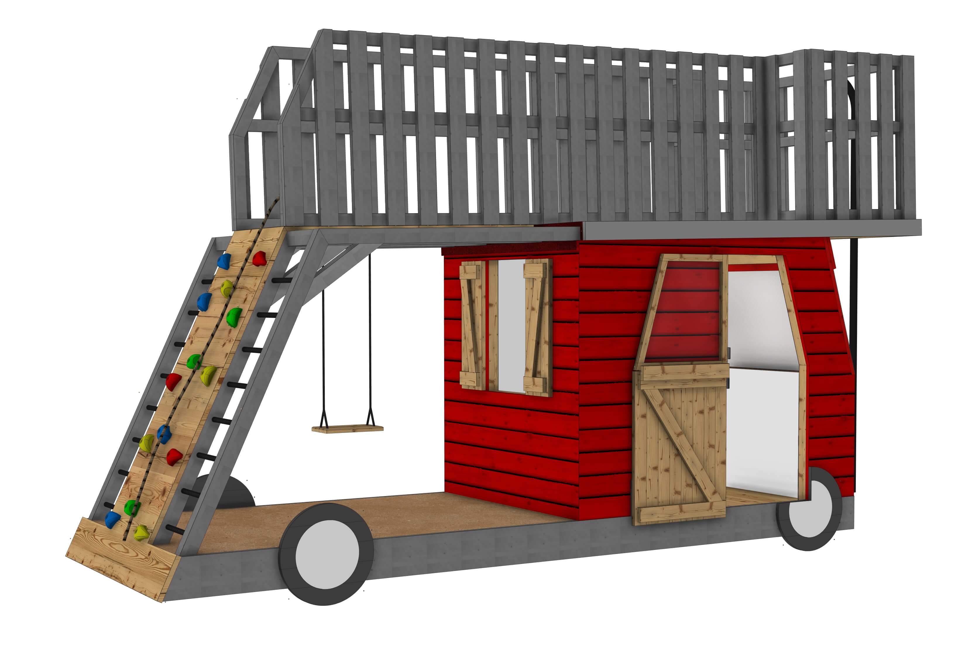 Plan pour cabane d'enfant: Le QG des pompiers