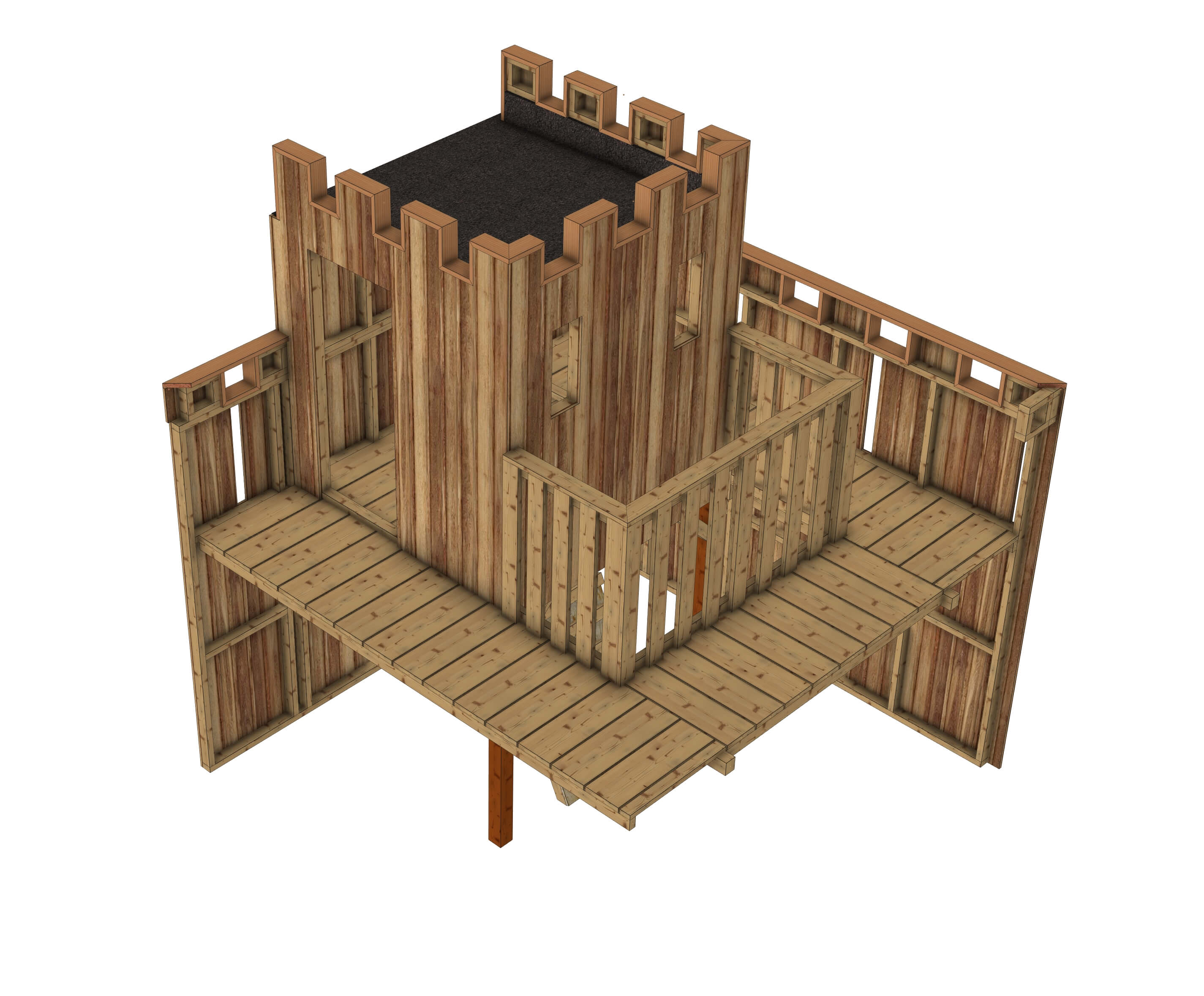 Plan pour cabane d'enfant: Le Bastion des Héros