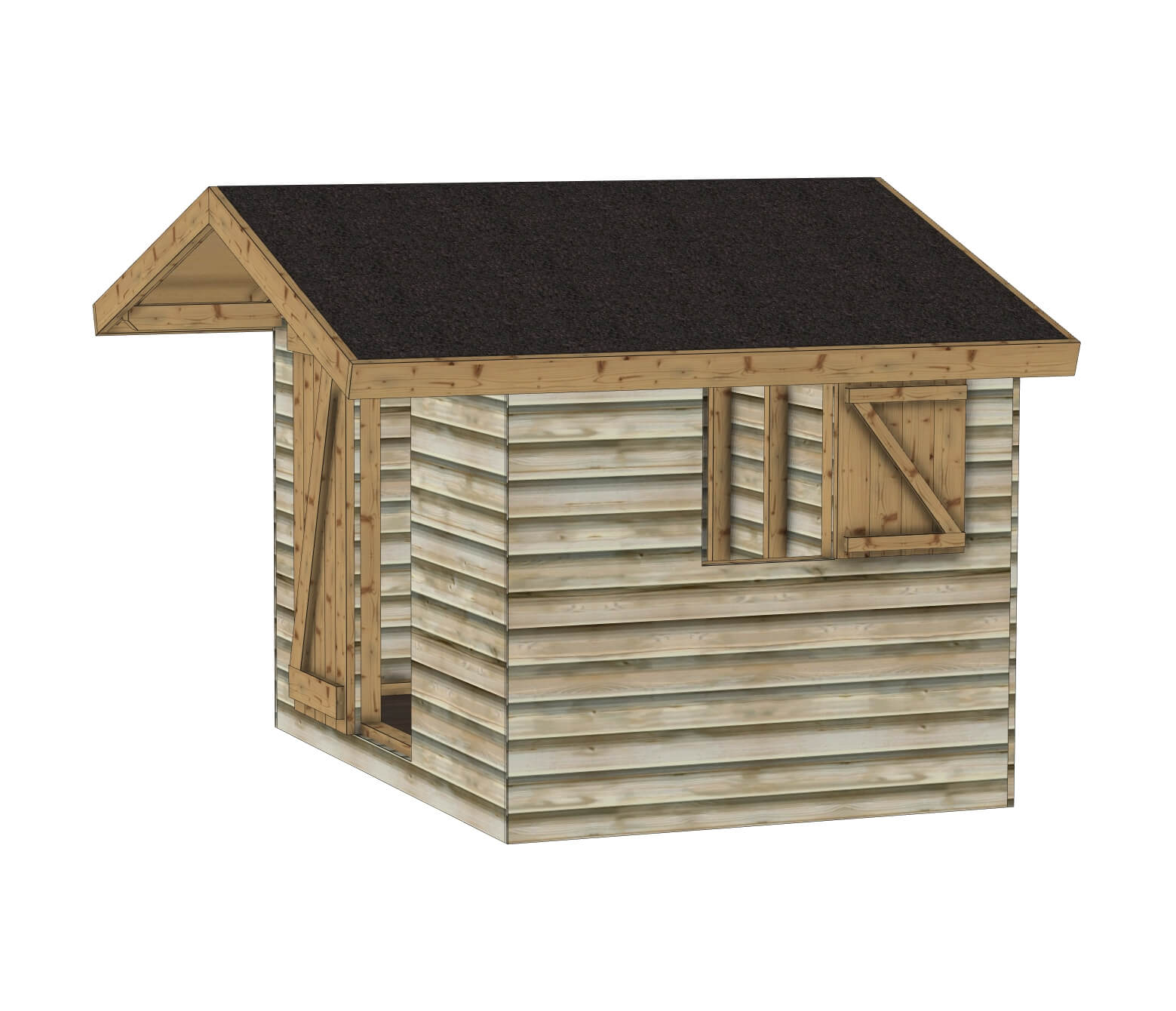 Plan pour cabane d'enfant: Le p'tit Chalet