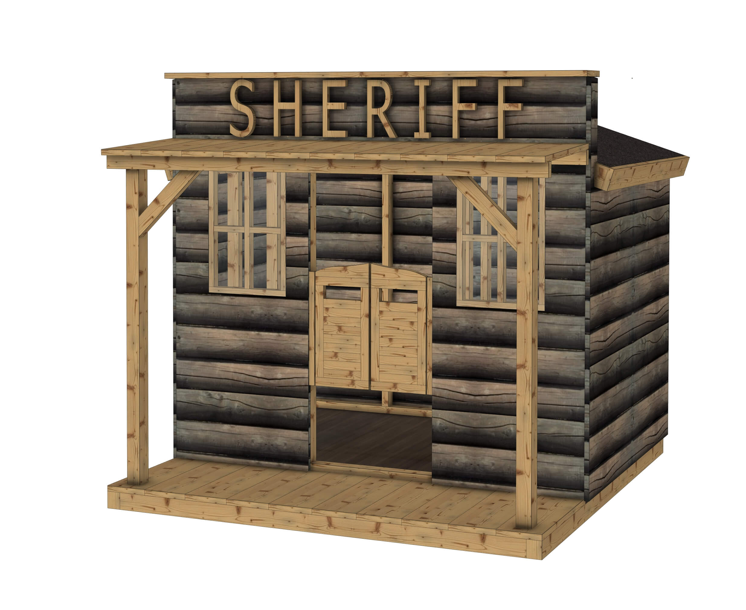 Plan pour cabane d'enfant: La Maison du sheriff