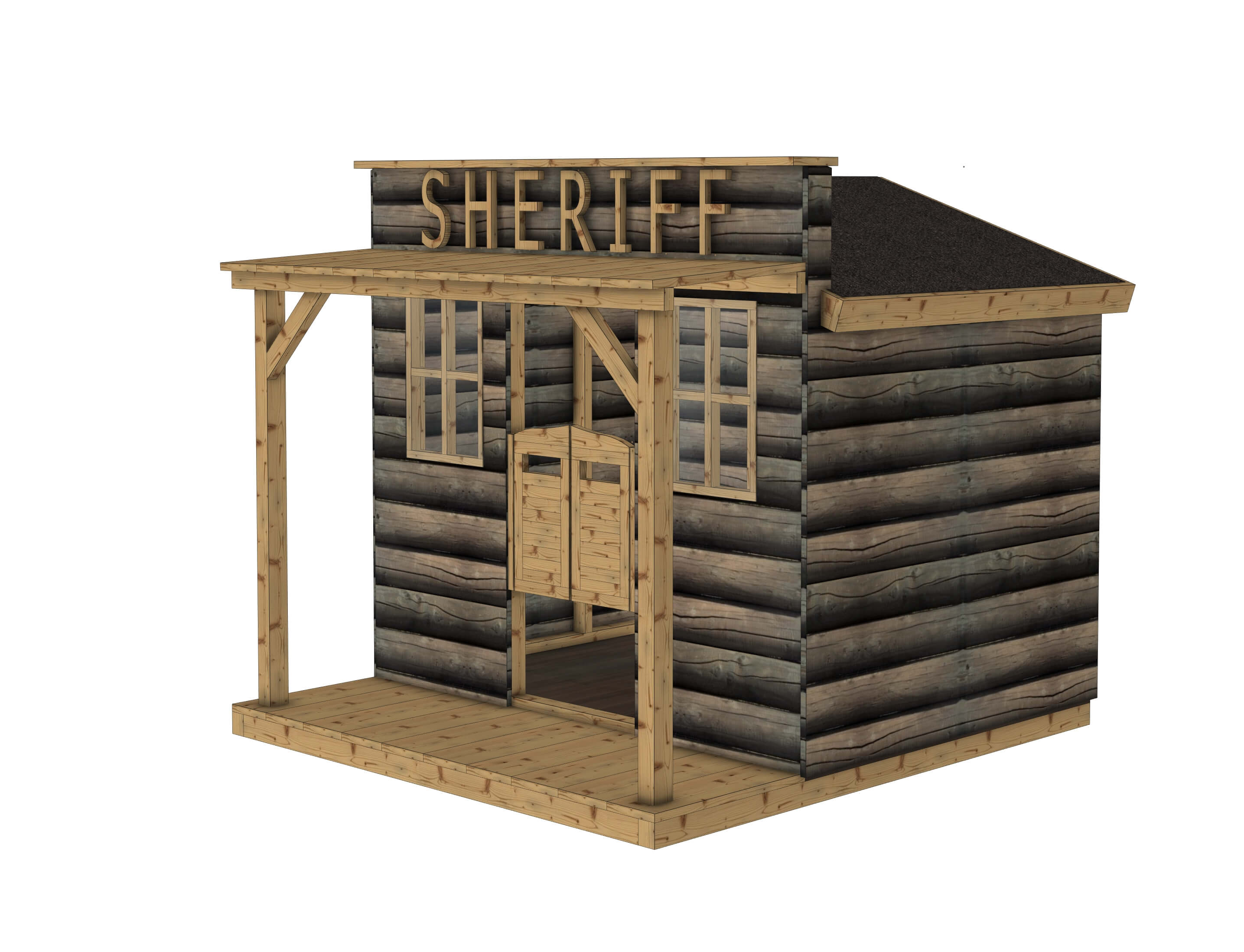 Plan pour cabane d'enfant: La Maison du sheriff