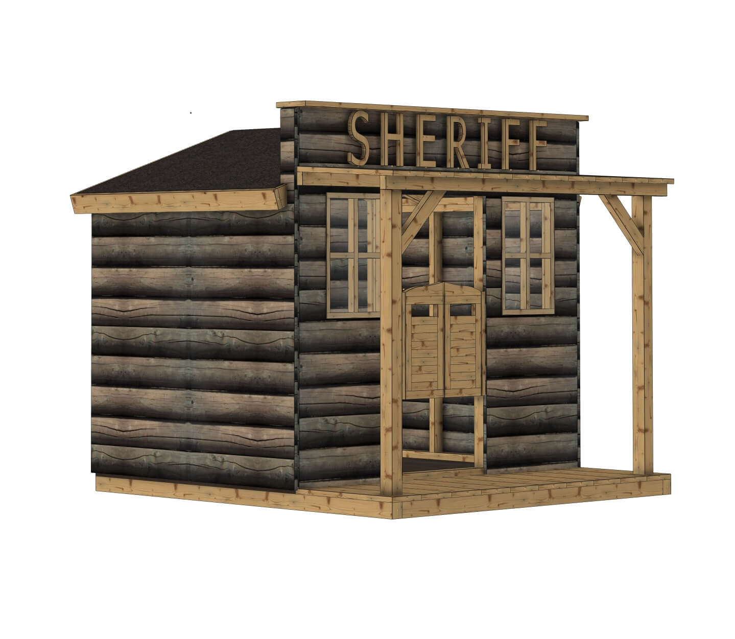 Plan pour cabane d'enfant: La Maison du sheriff