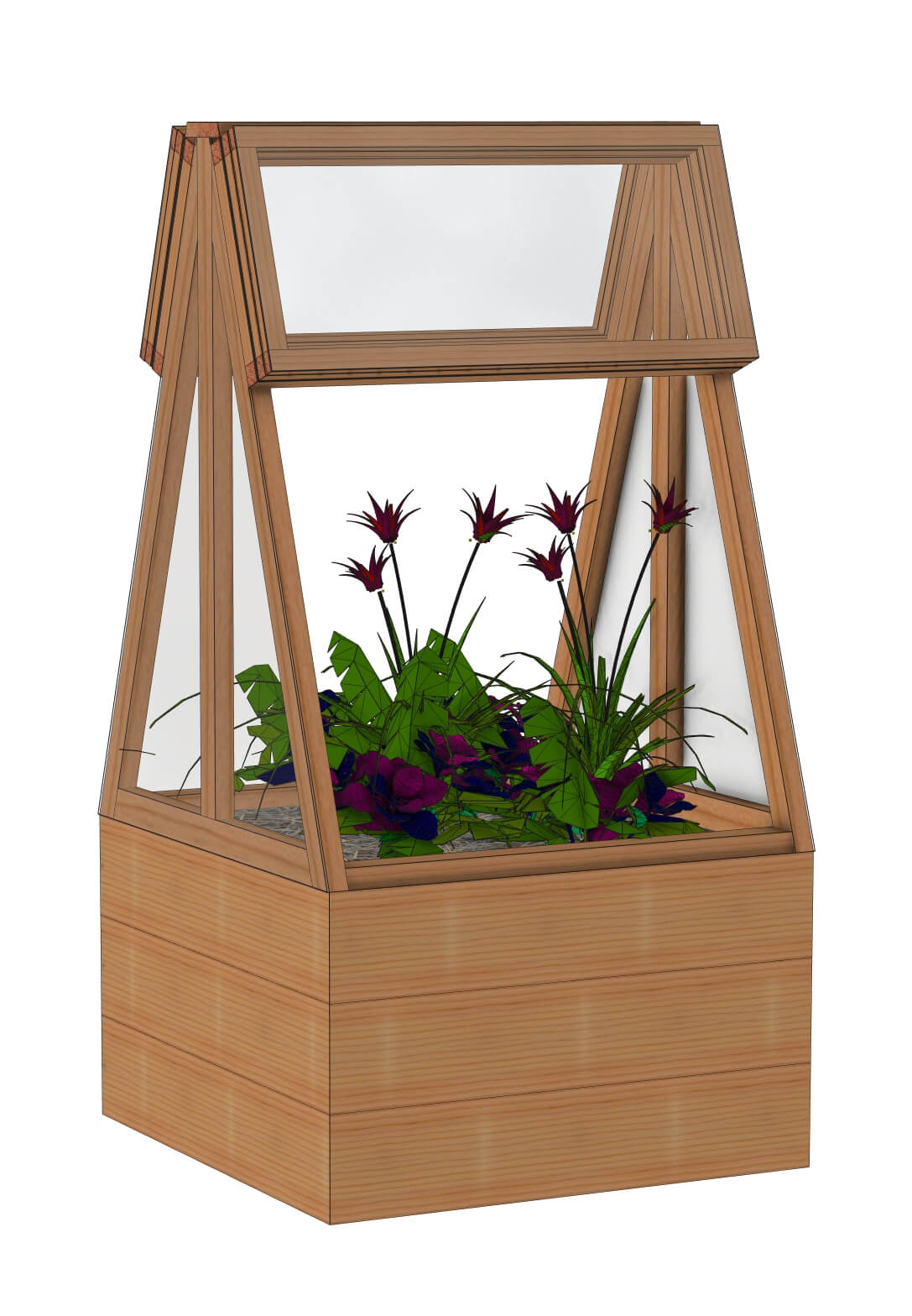 Châssis de jardin : Le Châssi'Base 1x1m