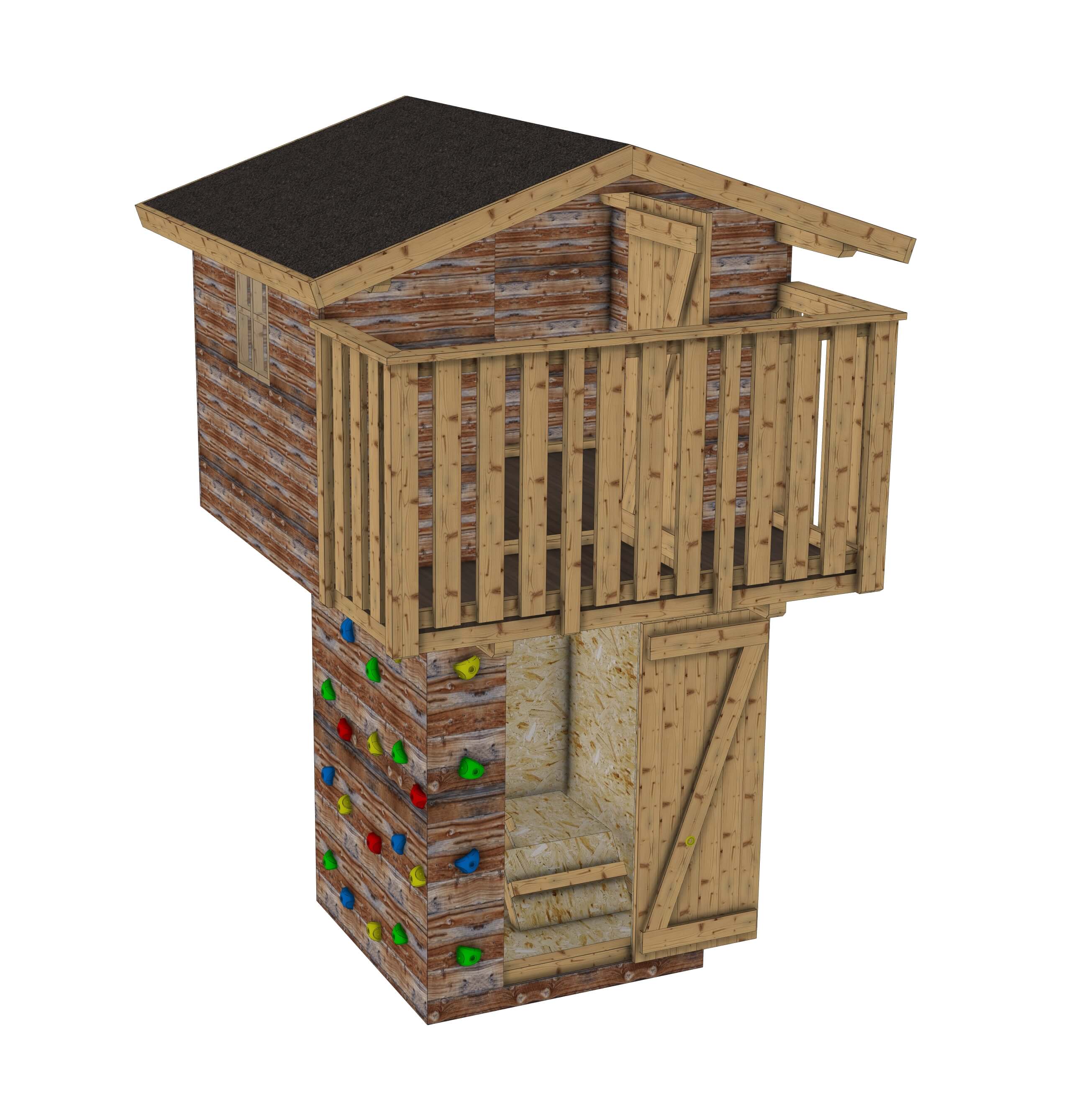 Plan pour cabane d'enfant: Nid'Aventure