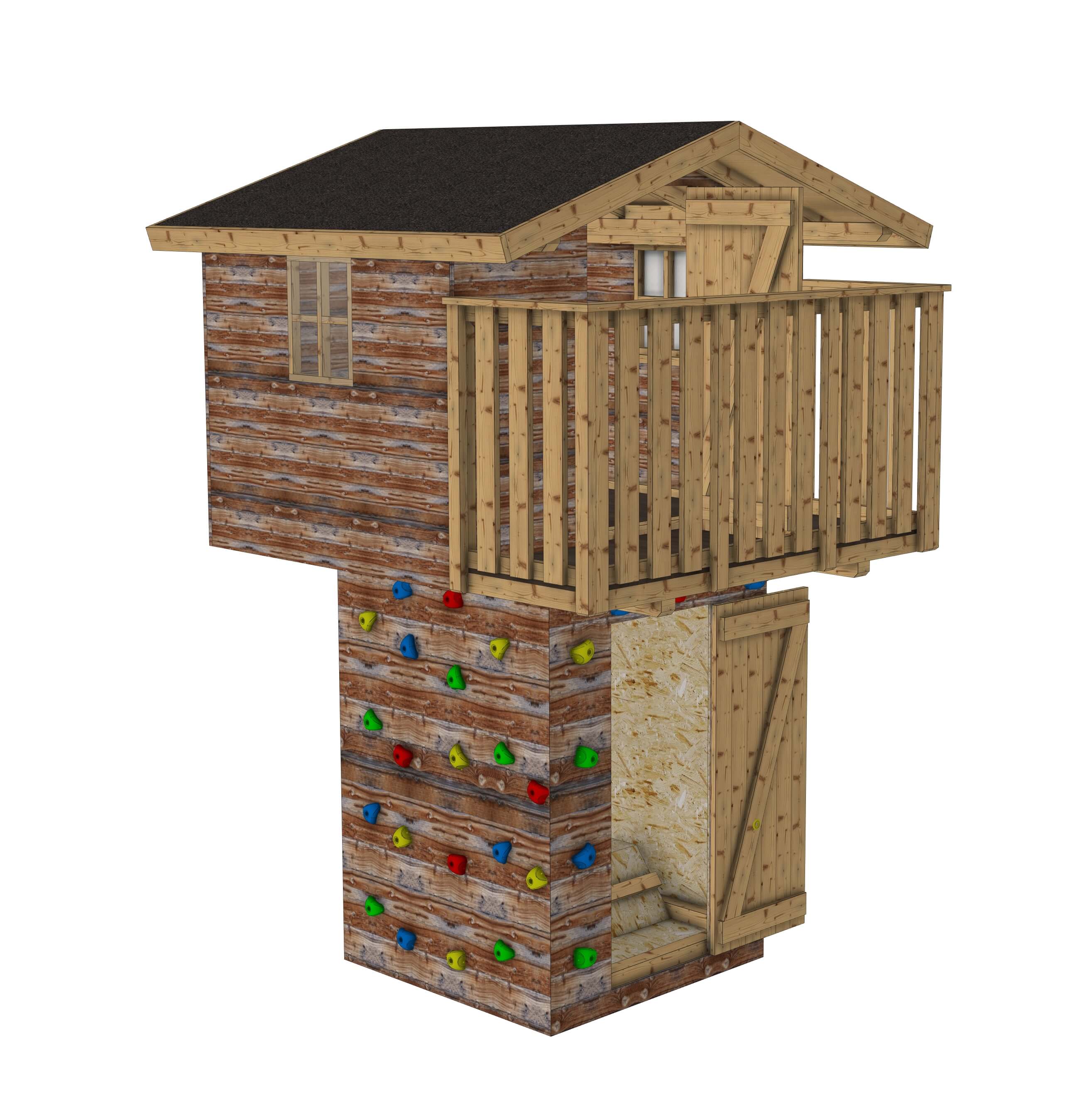 Plan pour cabane d'enfant: Nid'Aventure