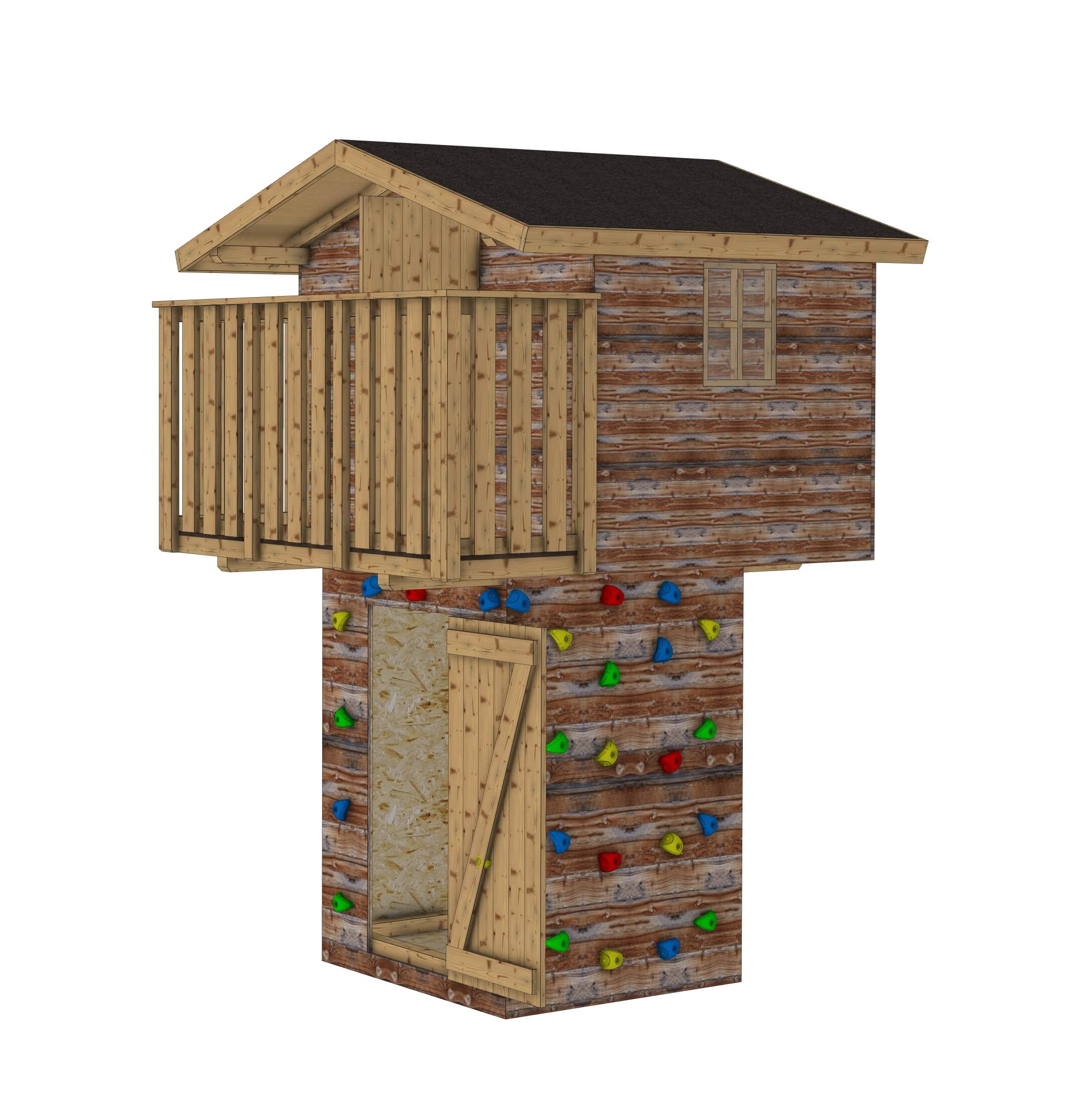 Plan pour cabane d'enfant: Nid'Aventure