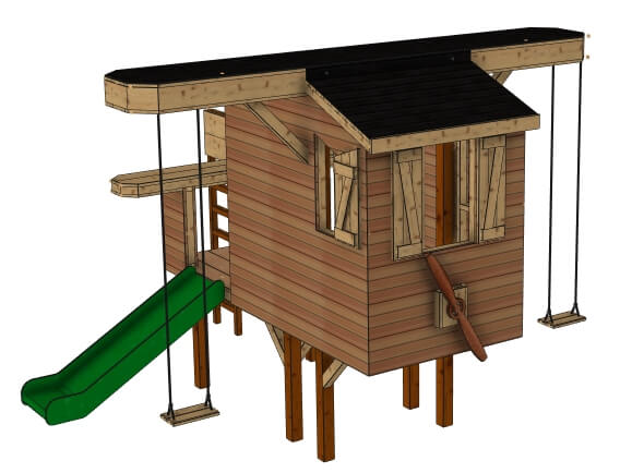 Plan pour cabane : La P’tite Hélice