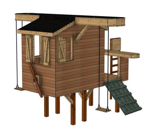 Plan pour cabane : La P’tite Hélice