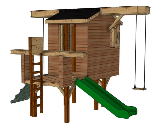 Plan pour cabane : La P’tite Hélice