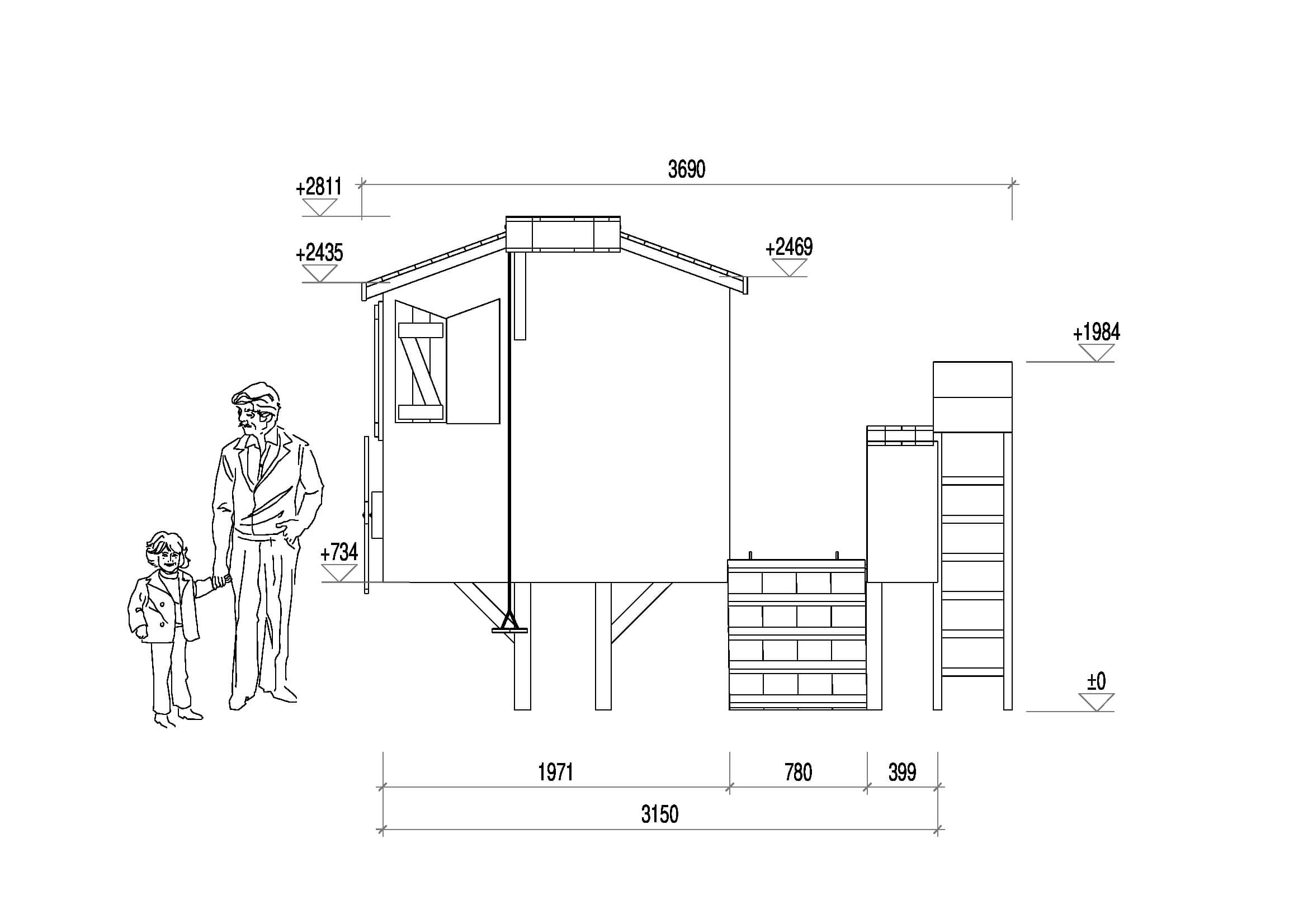 Plan pour cabane : La P’tite Hélice