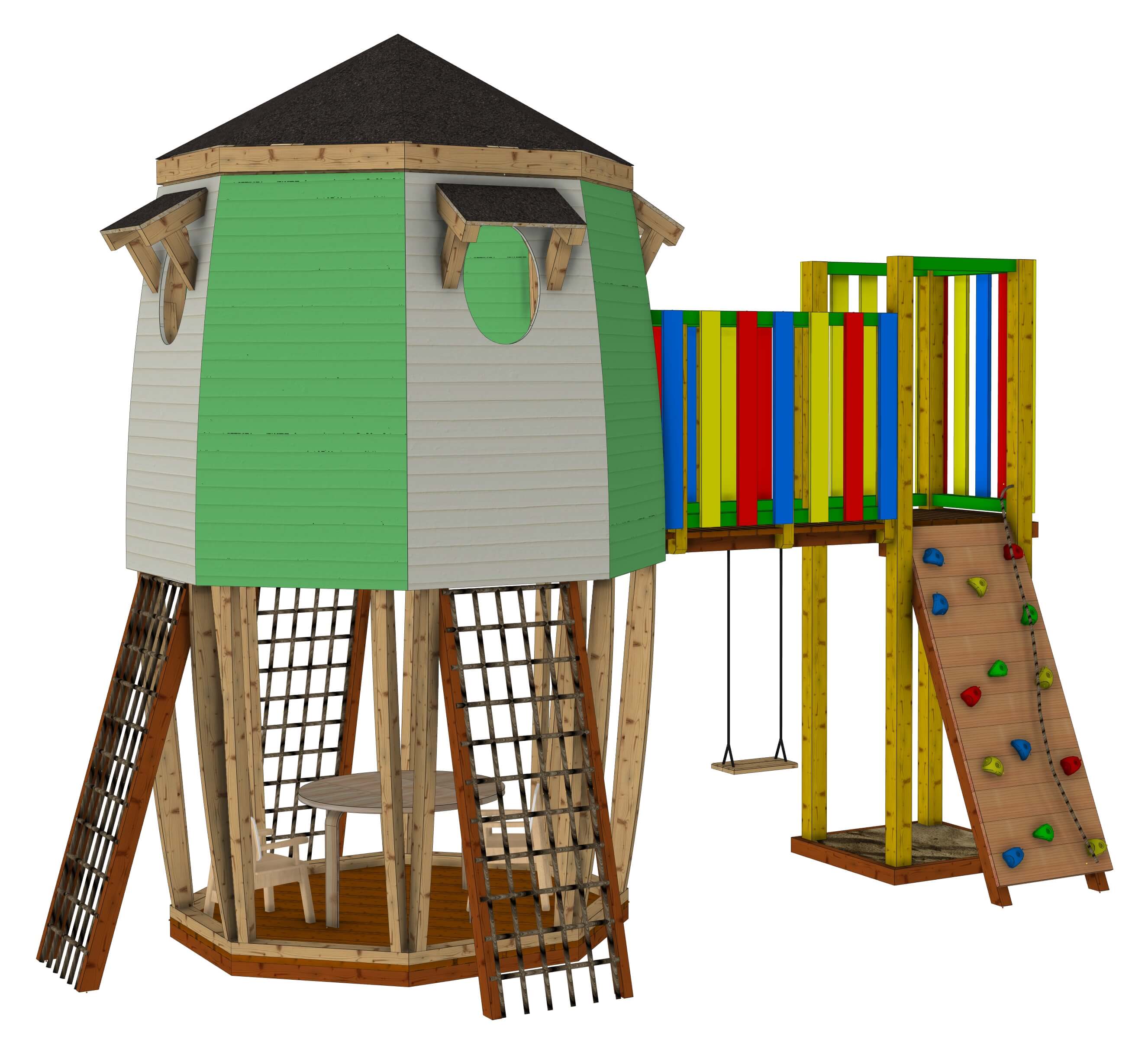Plan pour cabane en bois La CosmoCabane