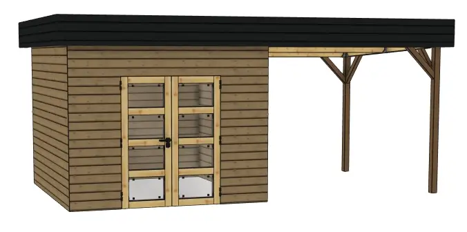 Plan abri de jardin : Le Coin de Jardin