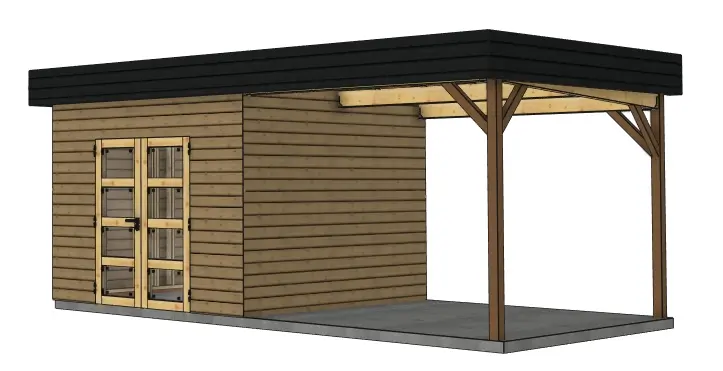 Plan abri de jardin : Le Coin de Jardin