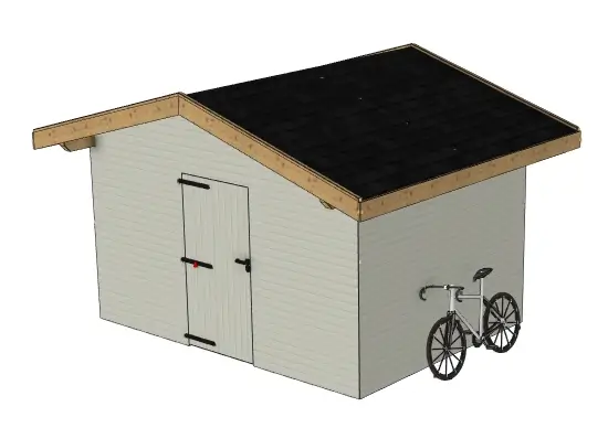 Plan abri de jardin 12 m² : Le Jardin Secret