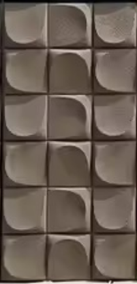 Panneaux muraux 3D SCULPT Brique ondulée