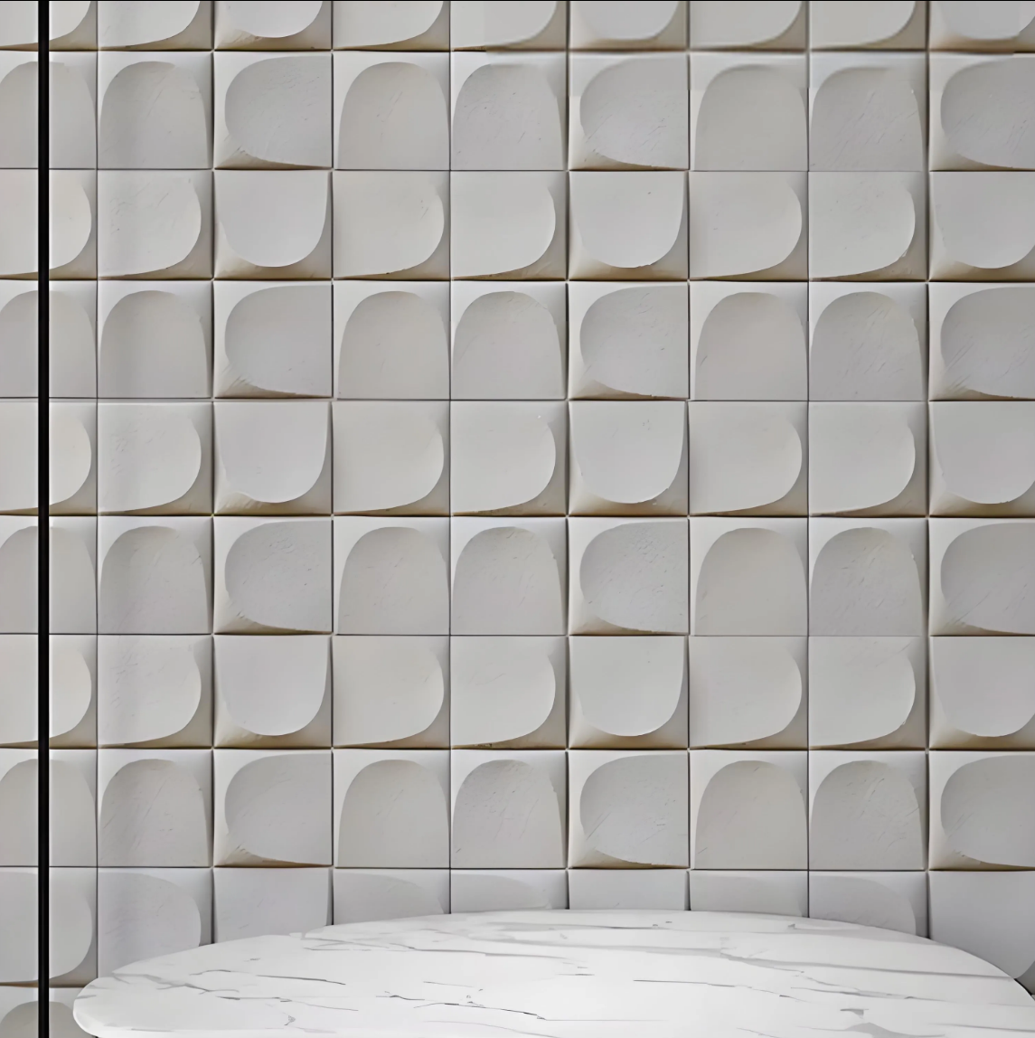 Panneaux muraux 3D SCULPT Brique ondulée