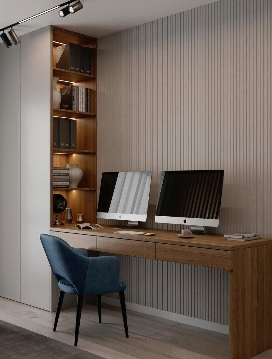 Panneau mural 3D LINEA cannelés fins