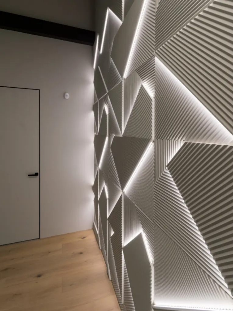 Panneaux muraux 3D SCULPT Lignes Géométriques