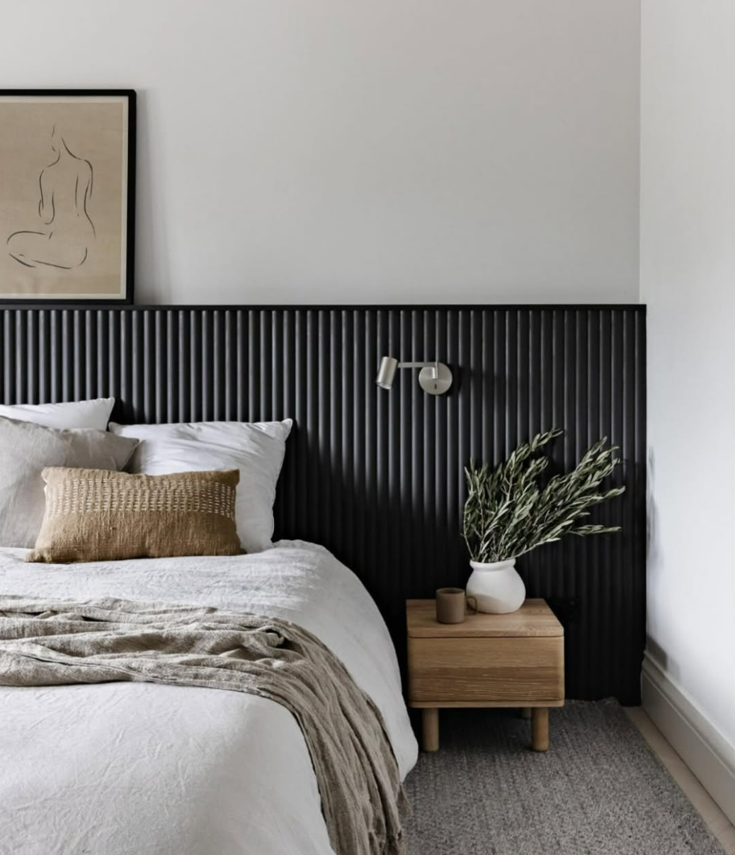 Panneau mural LINEA cannelés rond 3D 