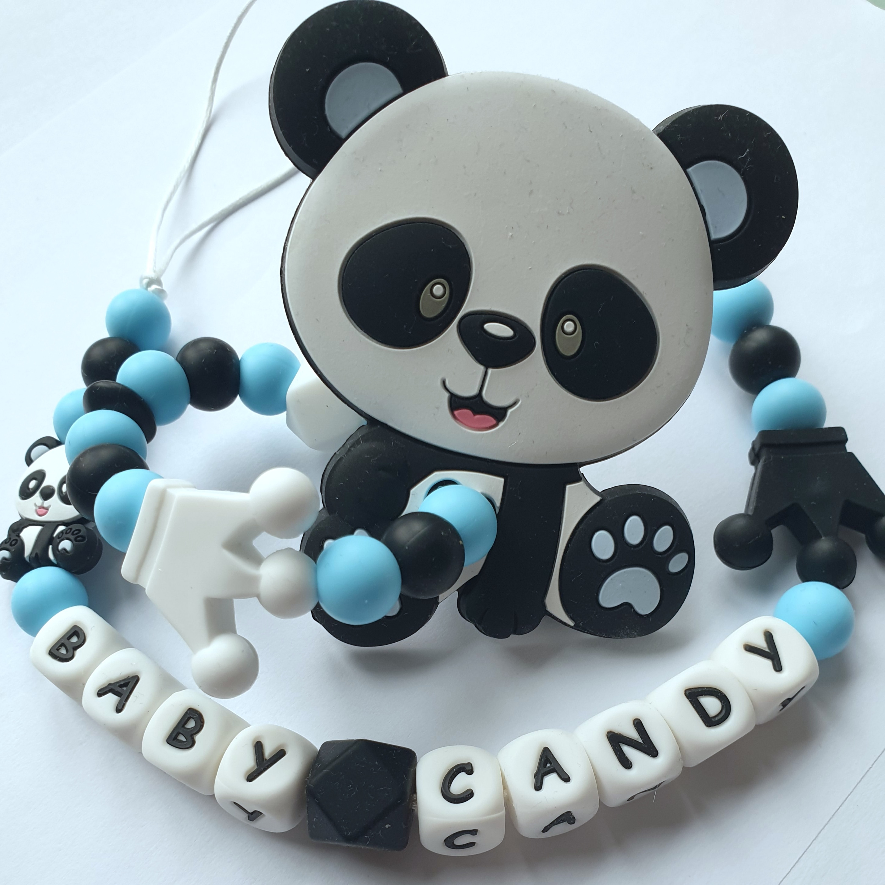 Baby Candy čiulptuko laikiklis ir kramtukas su apyranke