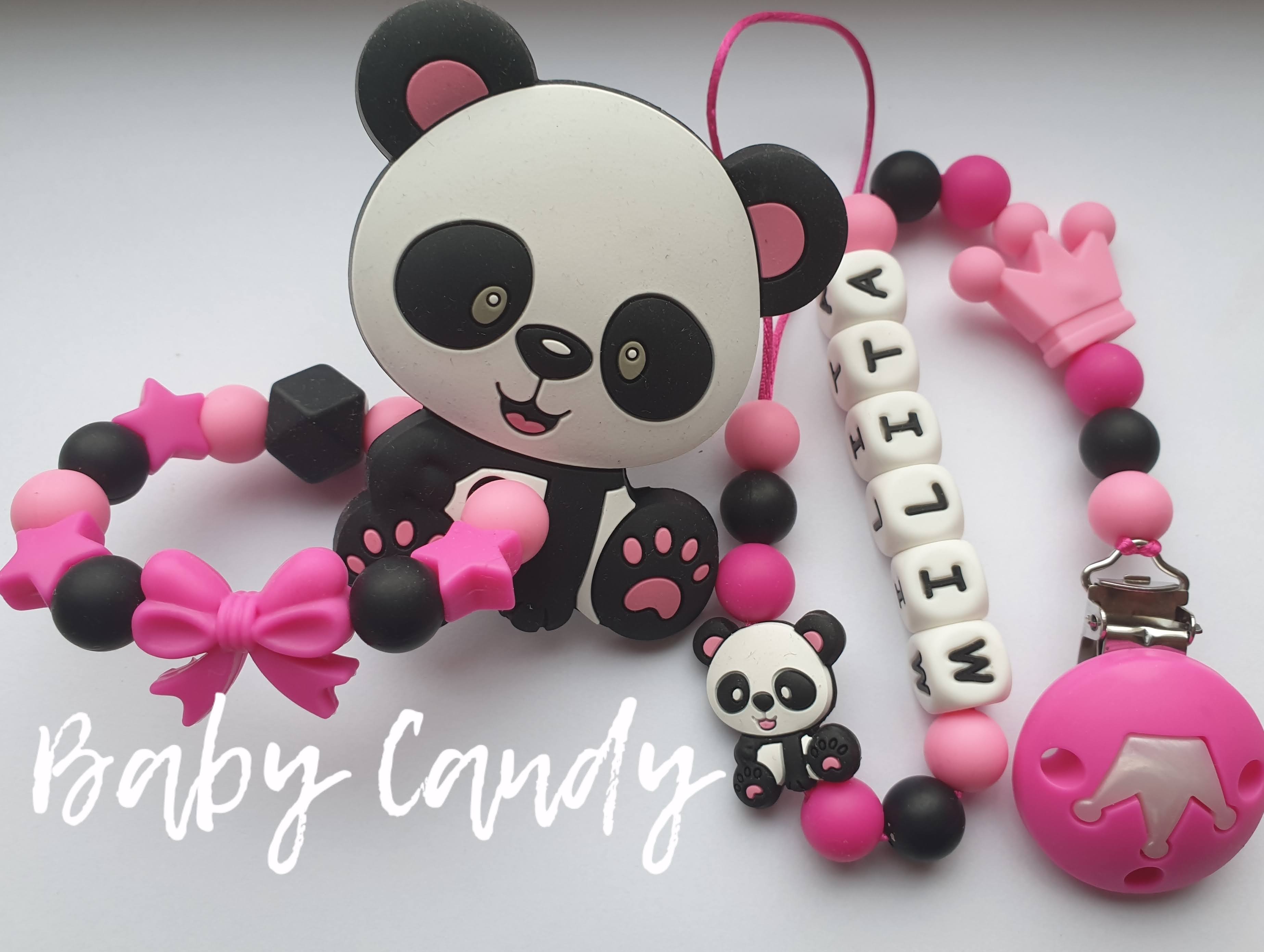 Baby Candy čiulptuko laikiklis ir kramtukas su apyranke