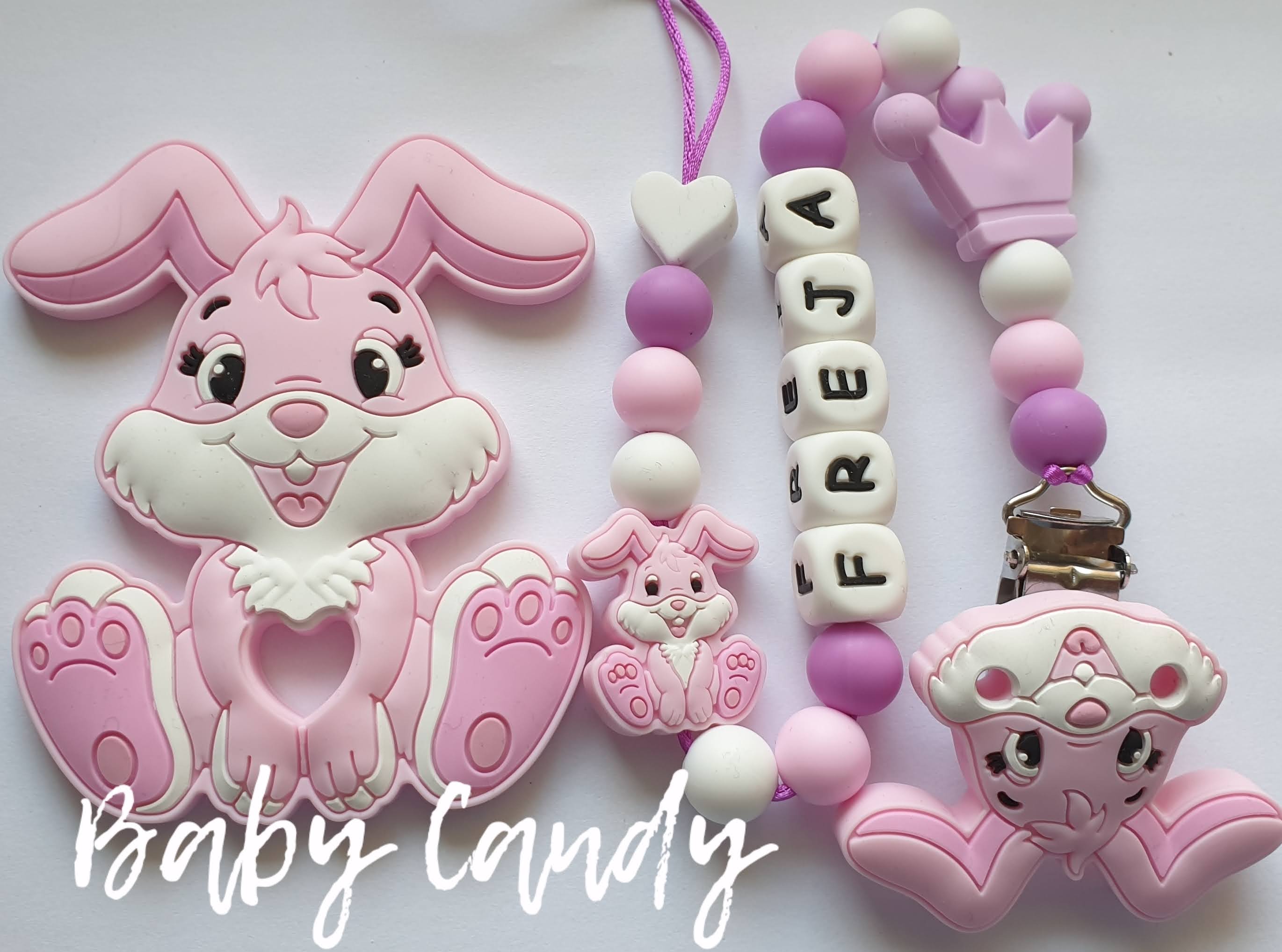 Baby Candy čiulptuko laikiklis ir kramtukas