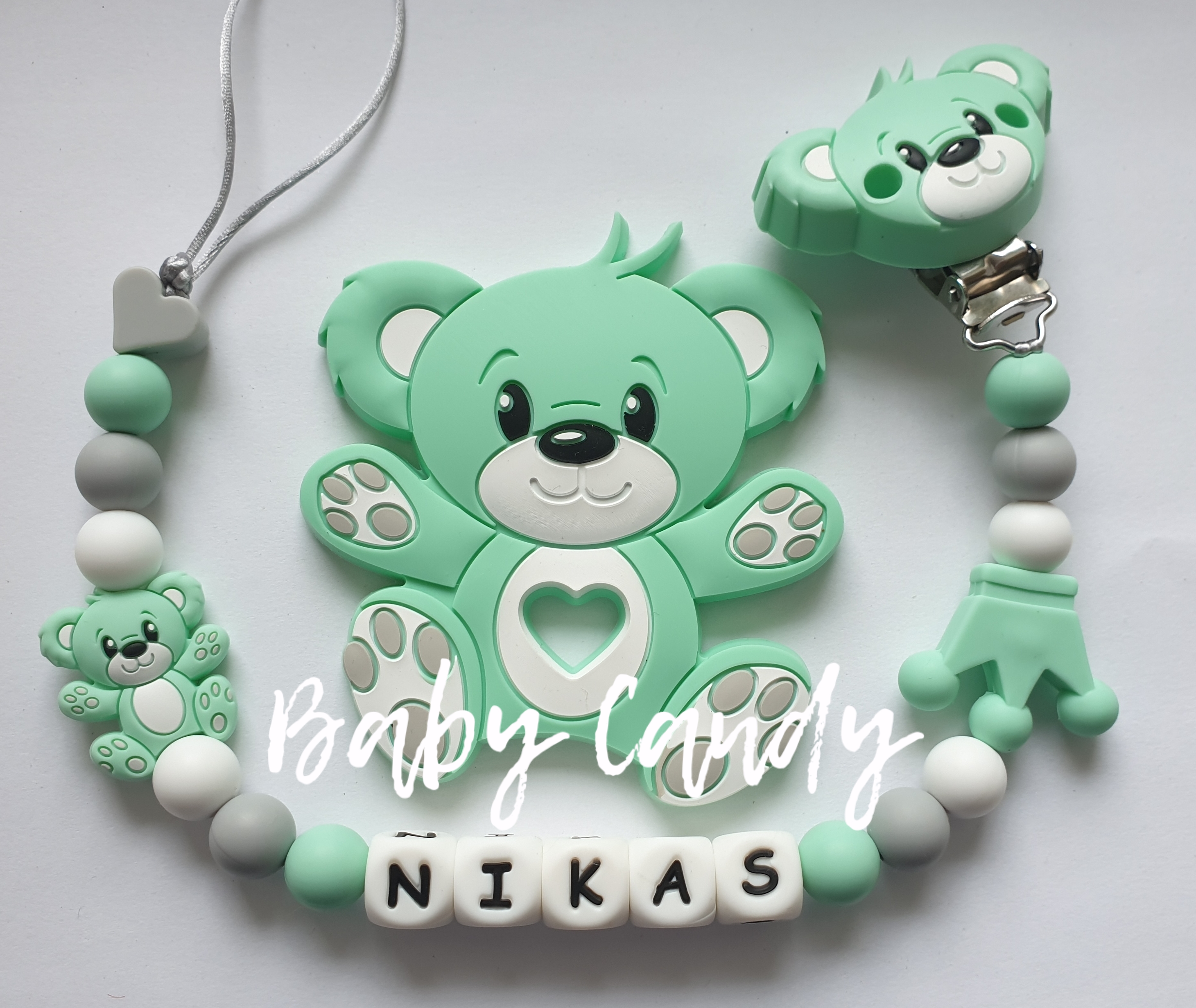 Baby Candy čiulptuko laikiklis ir kramtukas