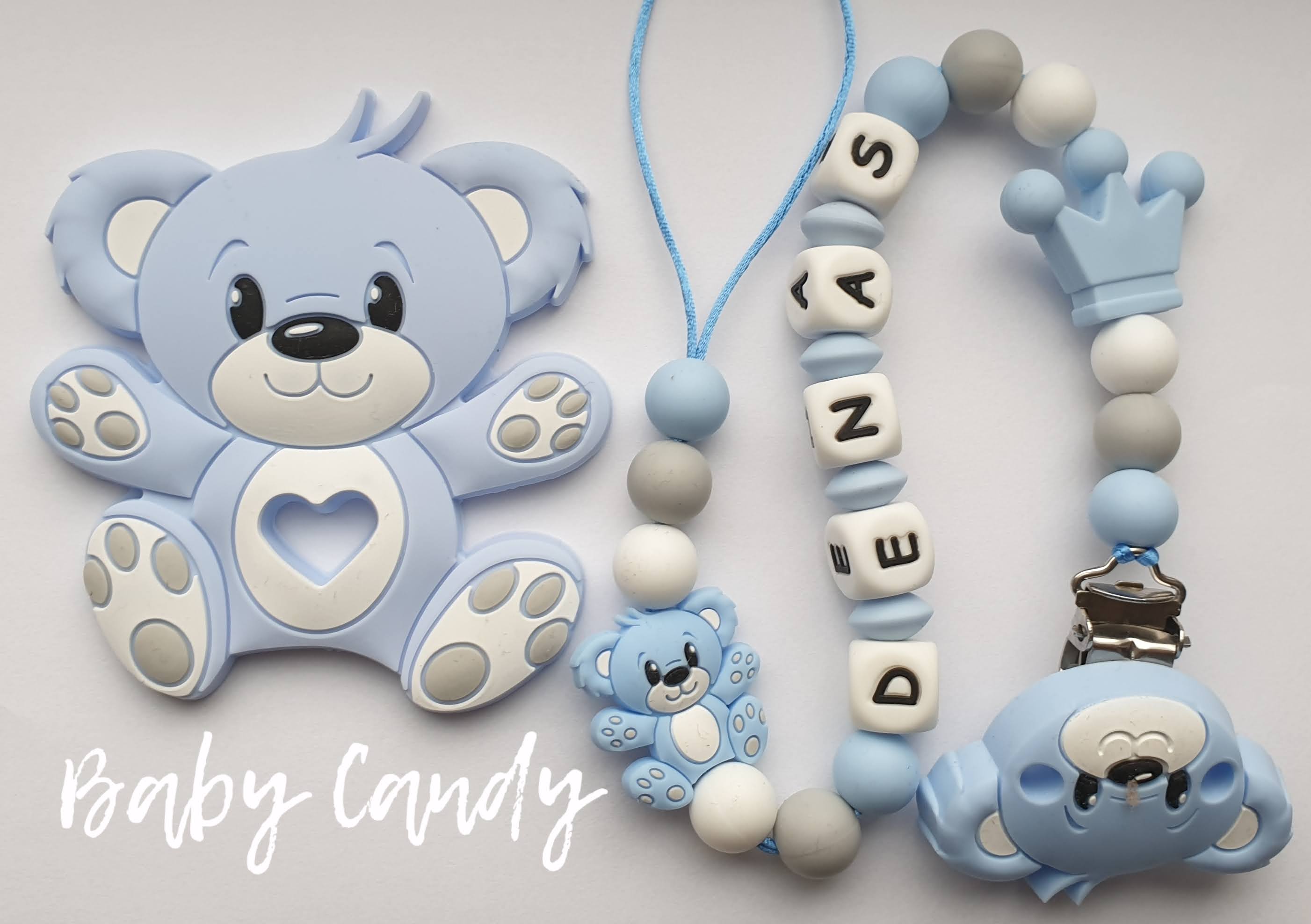 Baby Candy čiulptuko laikiklis ir kramtukas