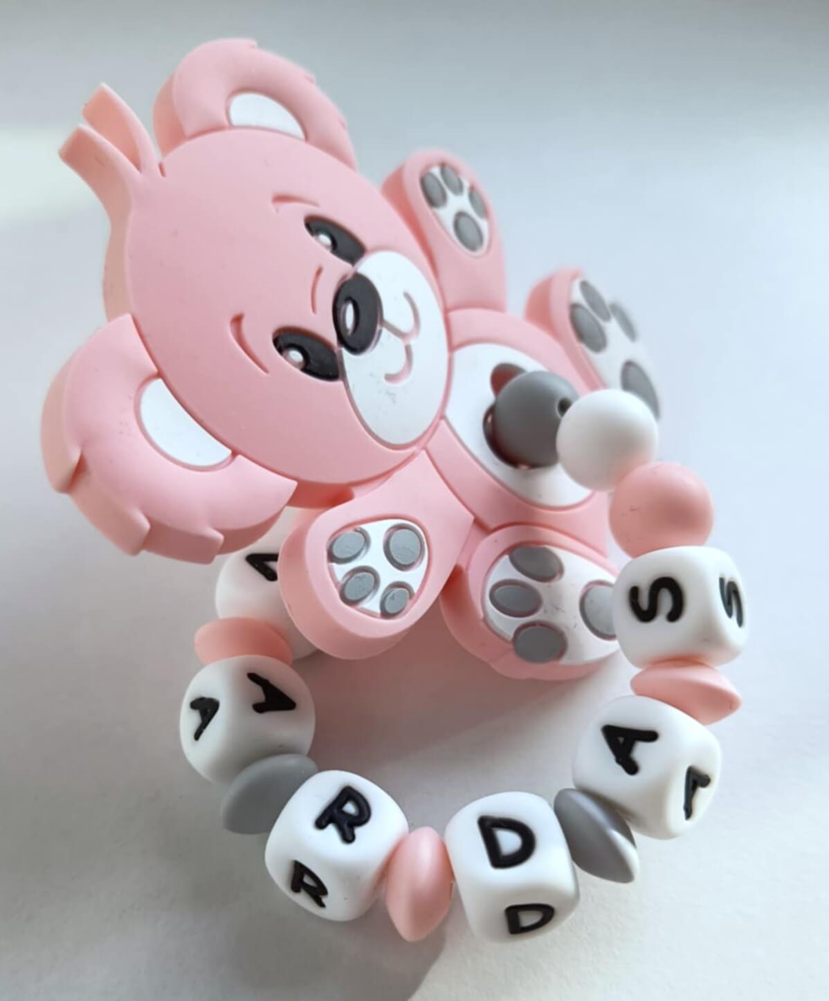 Silikoninis kramtukas su vardu