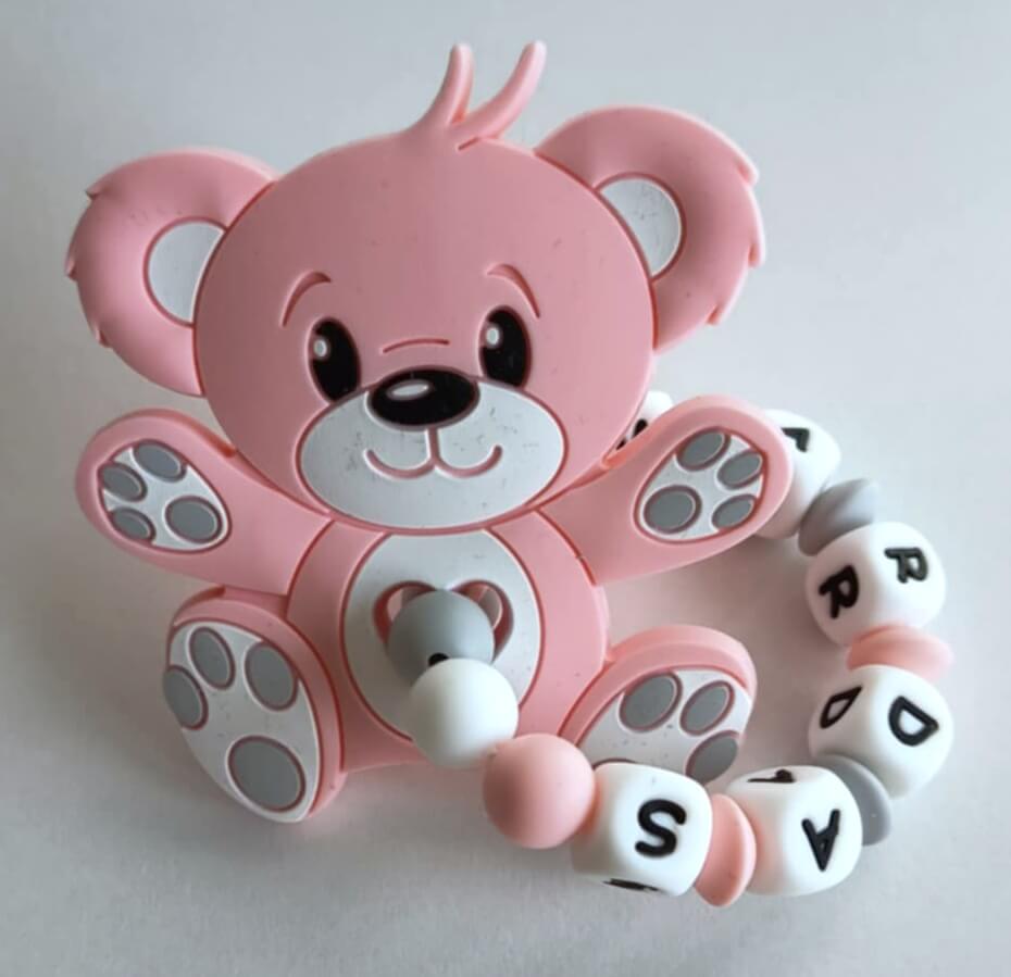 Silikoninis kramtukas su vardu