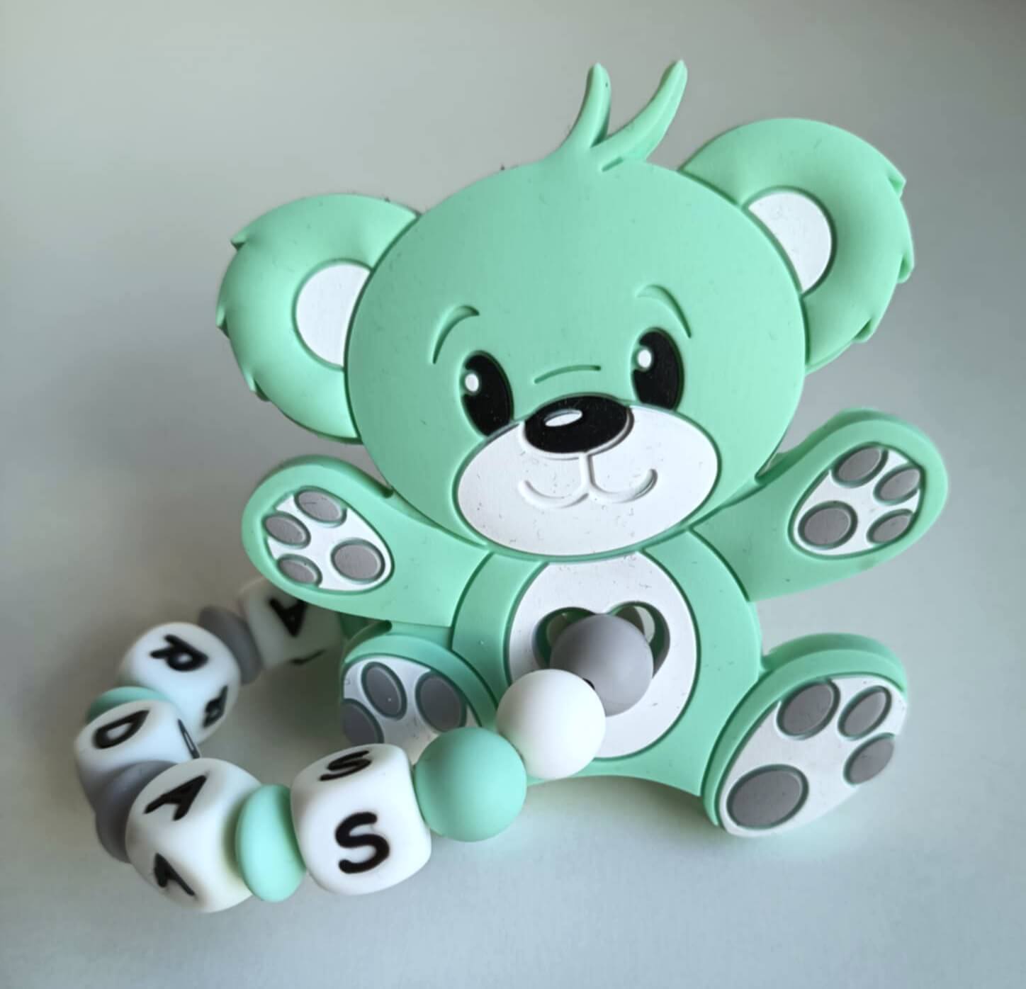 Silikoninis kramtukas su vardu