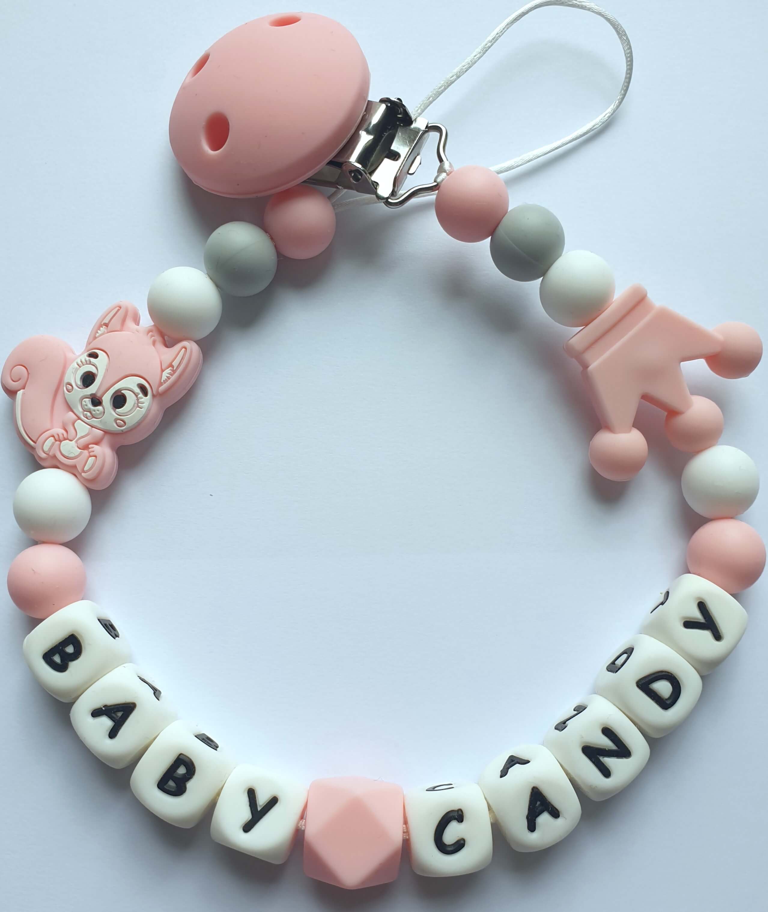 Silikoninis čiulptuko/kramtuko laikiklis