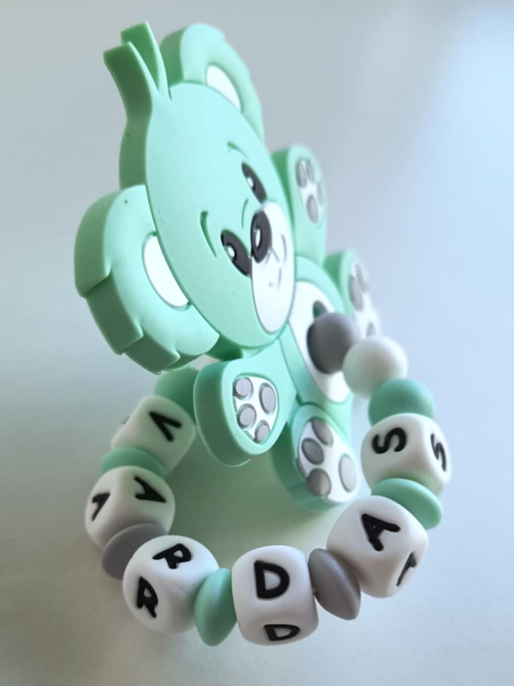 Silikoninis kramtukas su vardu