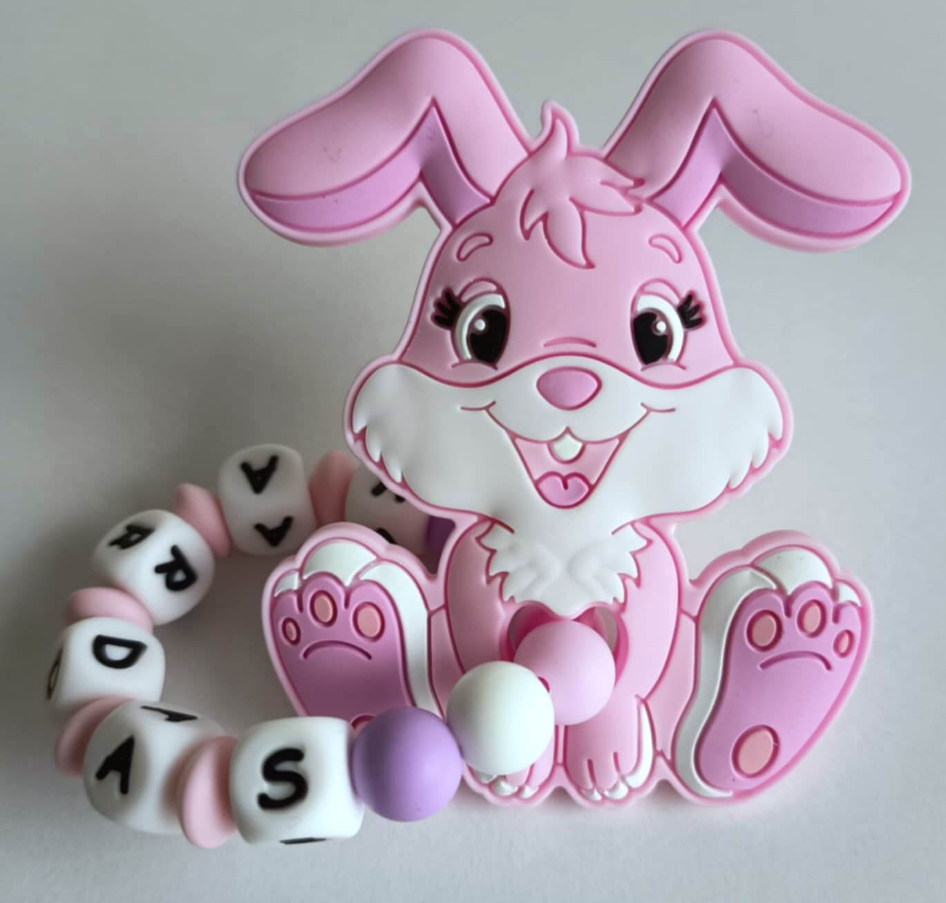 Silikoninis kramtukas su vardu